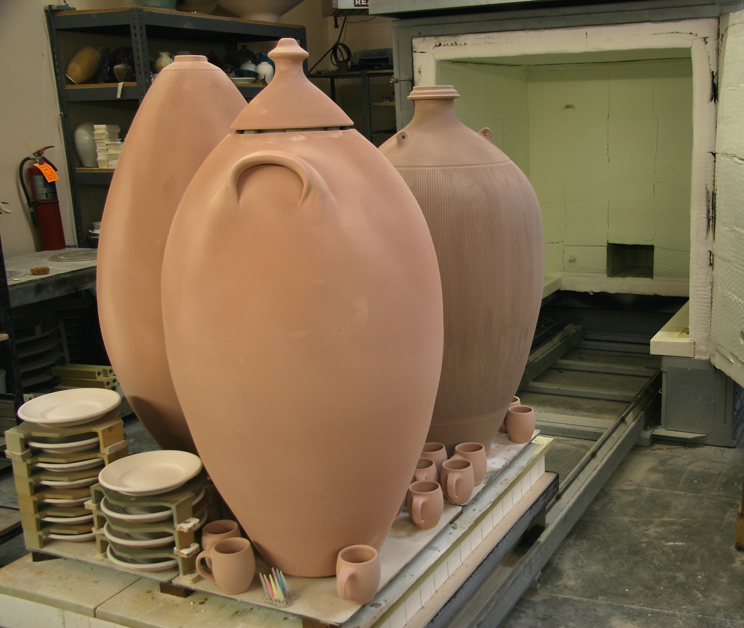 Loading large Vases into Kiln.jpg