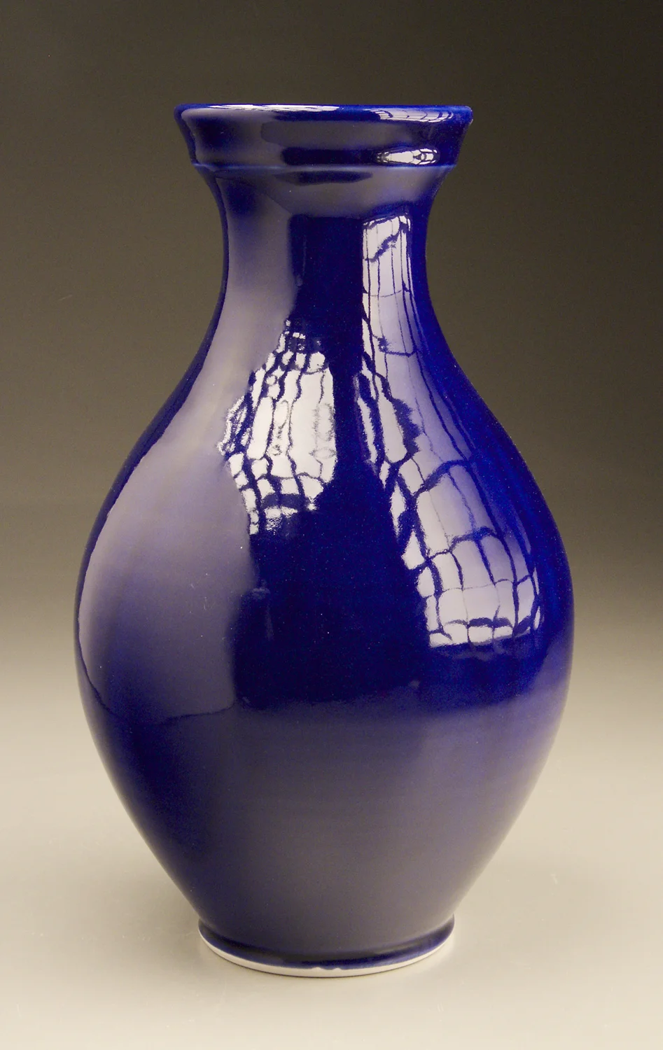 Han Vase in Cobalt 12" tall