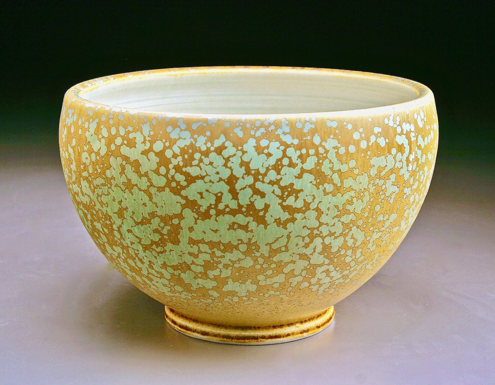 Plump Bowl in Green Stardust.jpg