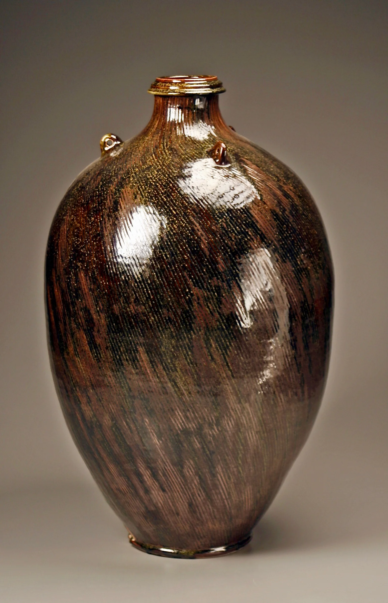 Sung Jar with Carved Lines, Very Large, Teadust, Side 1.jpg