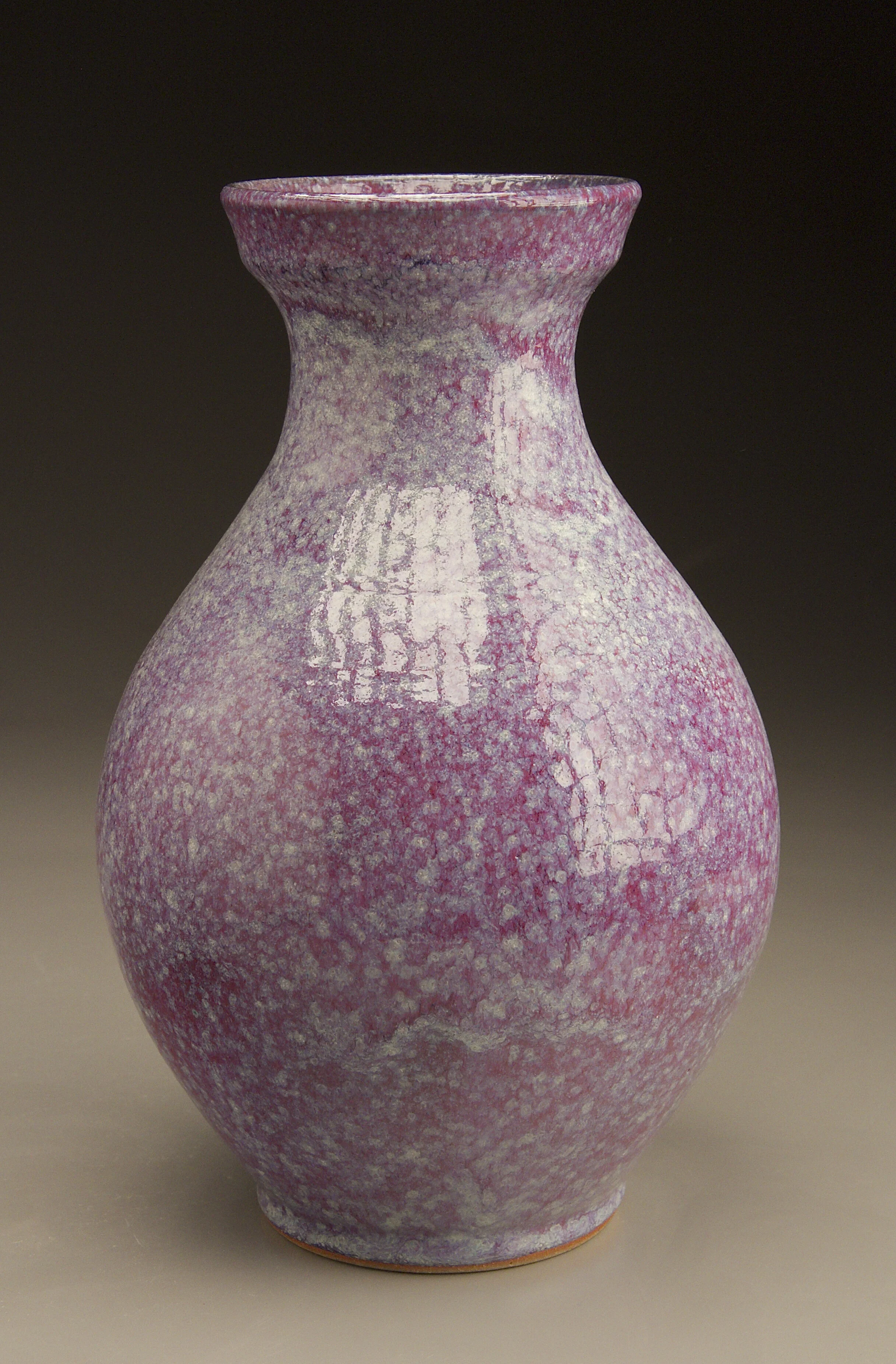#31 Purple Haze Glaze Han Vase Lg..jpg