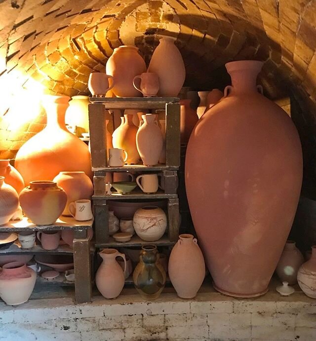 Wood kiln loaded and ready for action!  More from the firing over the next couple of days.  Our kiln opening will be next weekend online and at our studio June 6-7.  Part of the Second Annual Seagrove Wood Fire Studio Tour.  More info on our website 