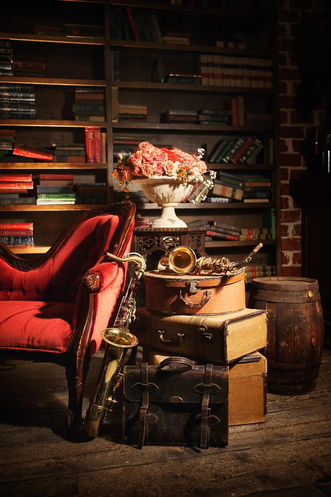 Dramatic Prohibition Wedding Cover Shoot for Today's Bride Photographed by Jennifer Skog.