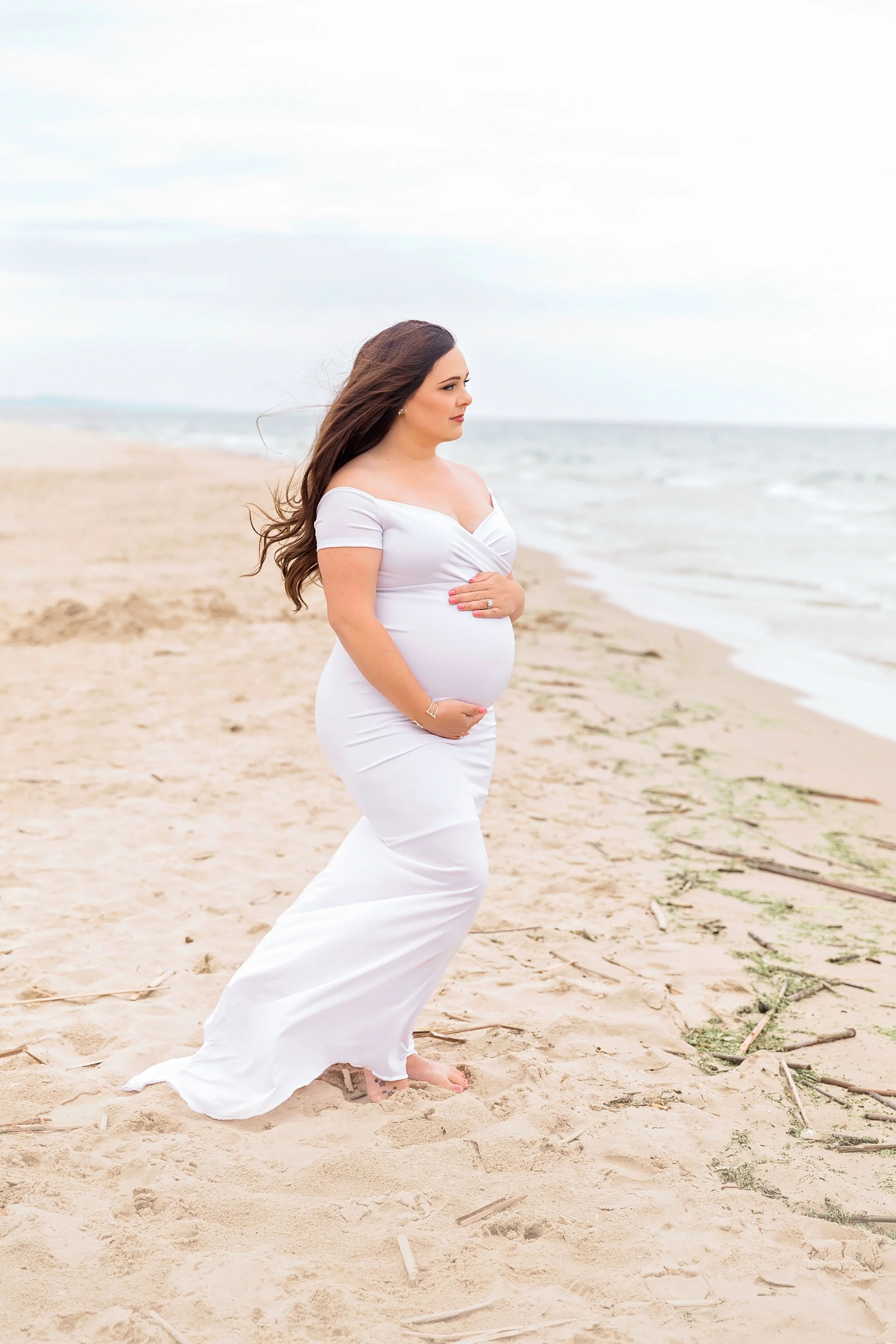maternity beach session