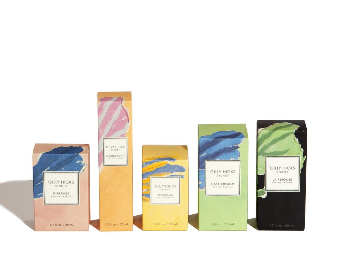 GILLY HICKS FRAGRANCE PACKAGING