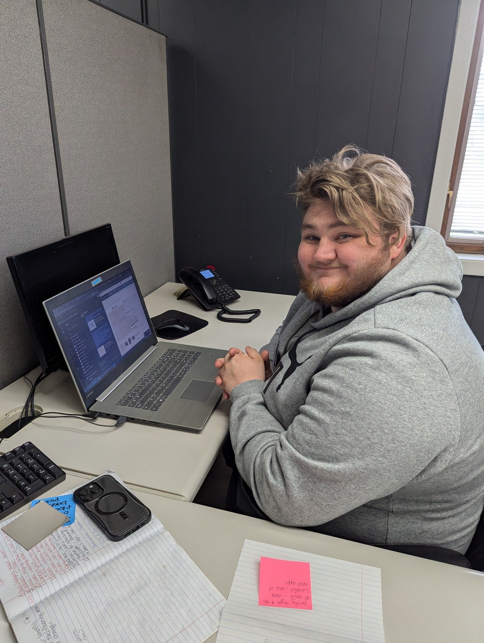 Brennan is hard at work hunting down a few materials for our latest remodel!