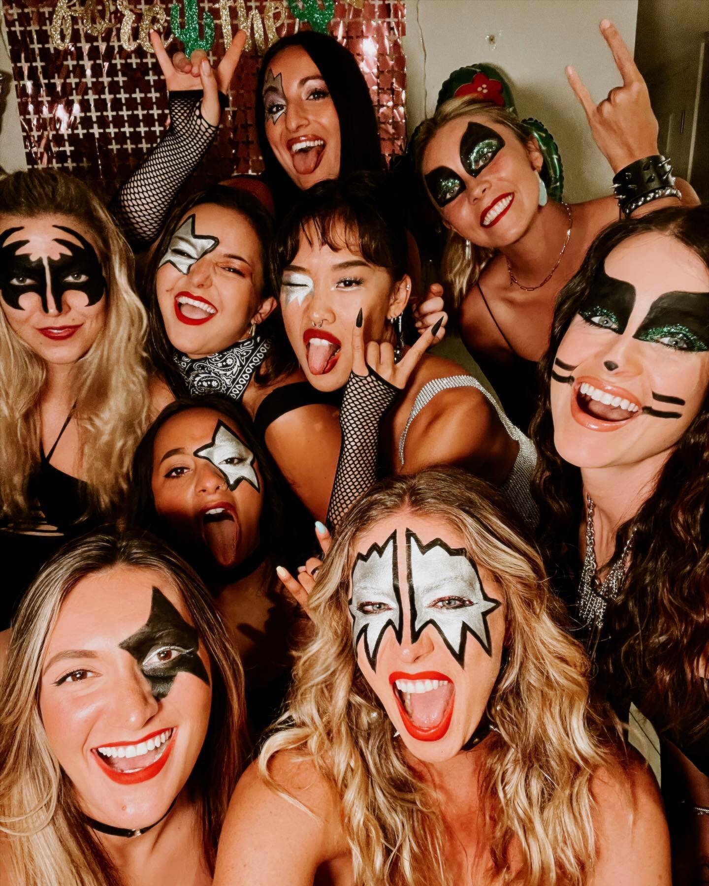 🤘🏻&hearts;️⚡️KISS THE BRIDE ⚡️&hearts;️ 🤘🏻I&rsquo;m so glad I have friends that are willing to go this wild for me!!! I love you all so much!!! This was seriously the weekend of my wildest dreams!!!