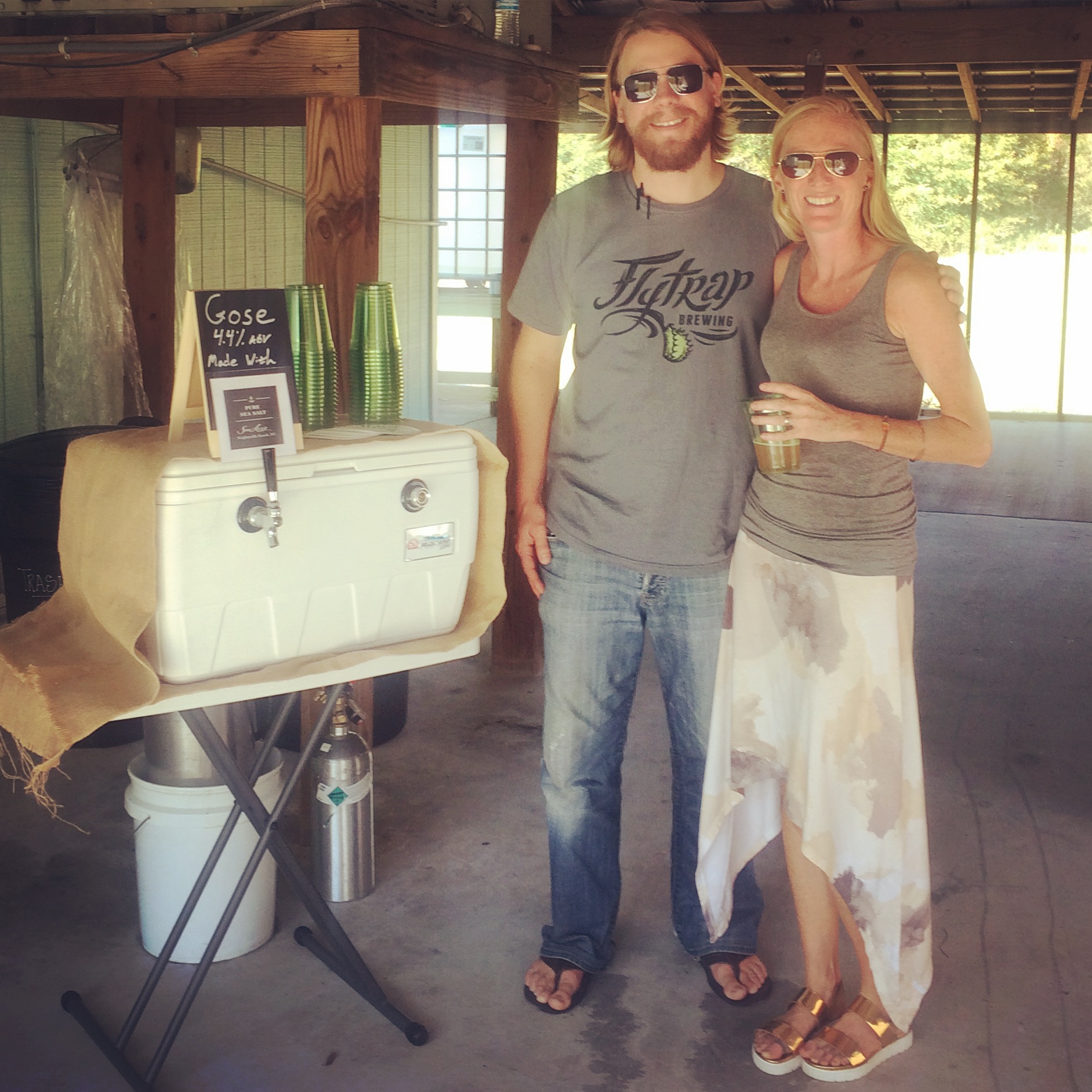Mike, Flytrap owner and master brewer (and a darn nice guy)
