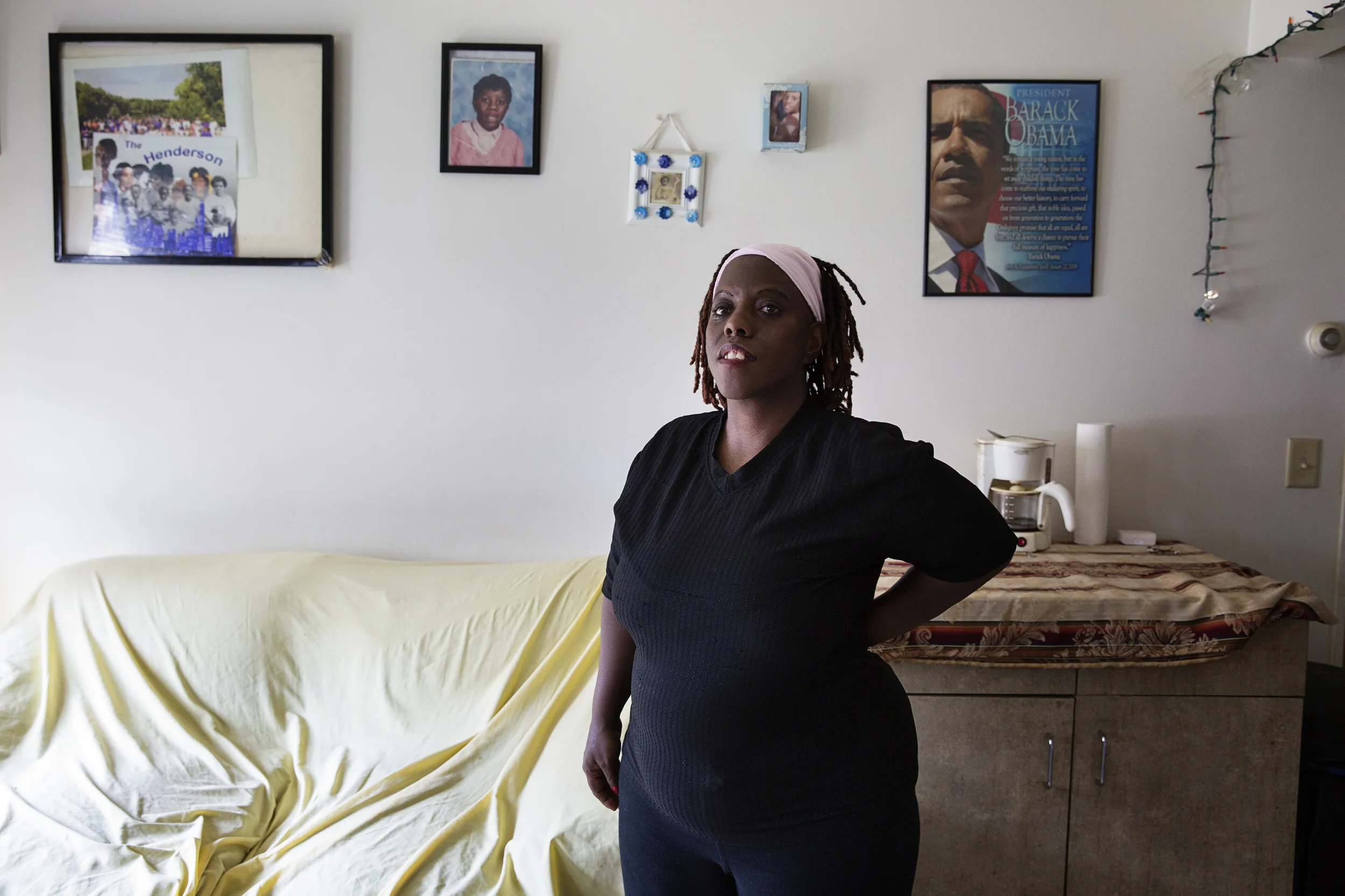  Dionna Martin, a Chicago native, makes $10.25 an hour as&nbsp;a&nbsp;part-time home healthcare worker. Martin joined the "Fight for 15" protest to help raise the minimum wage&nbsp;in Chicago.&nbsp; 