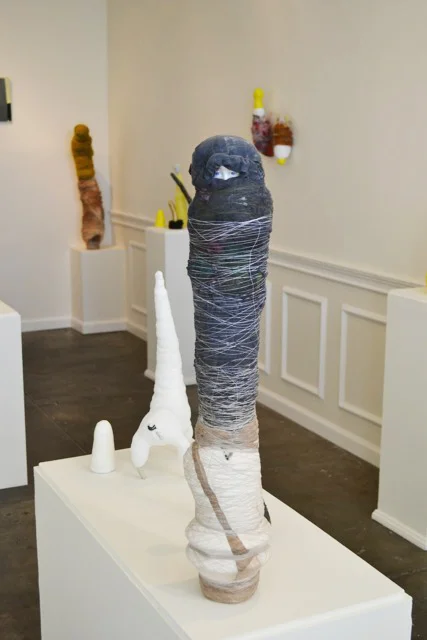 FIGURE WITH BLUE EYES