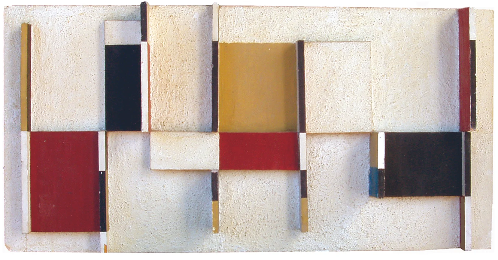 UNTITLED COMPOSITION 16(h) x 34(w) x 3(d) in