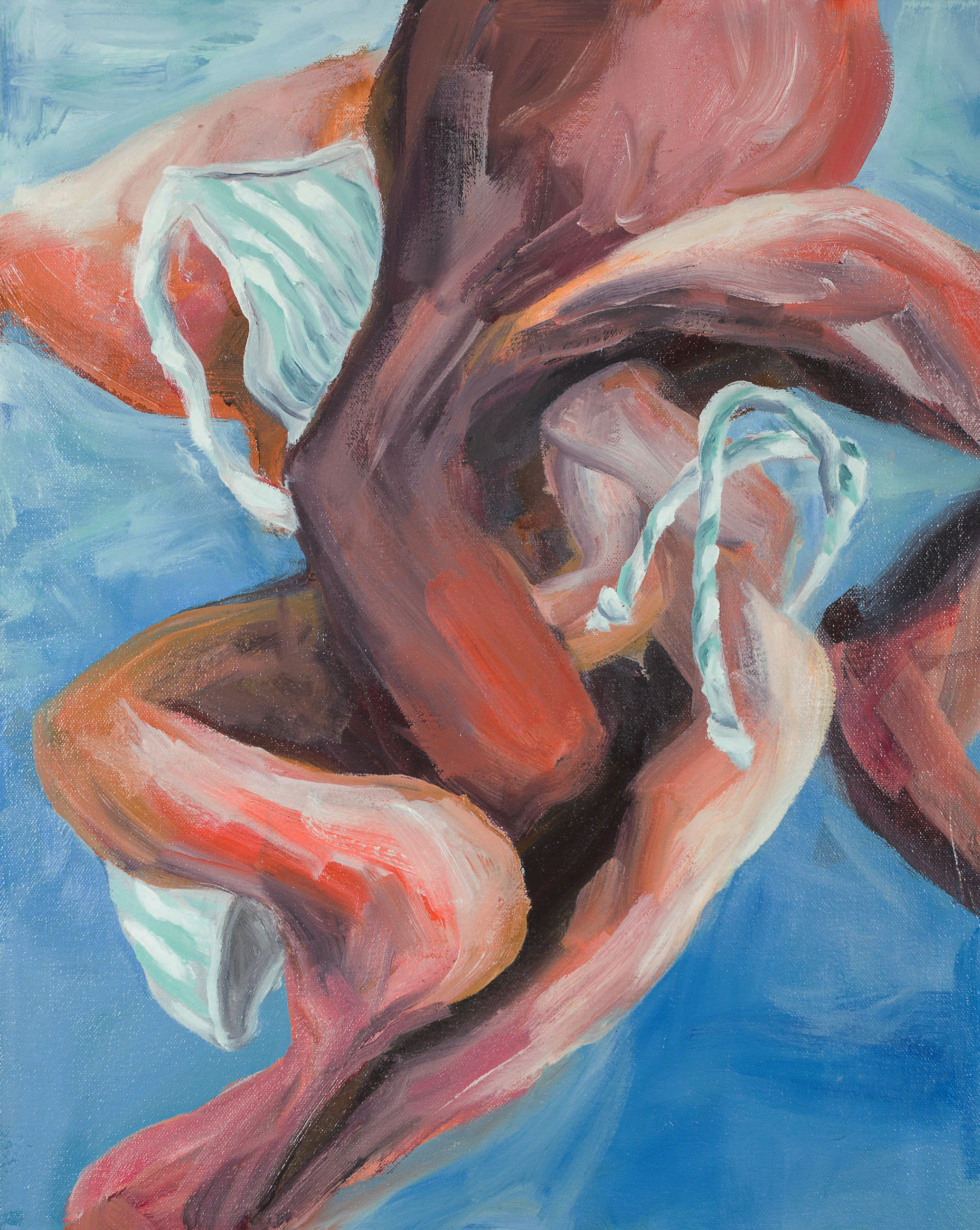 POOL PARTY JITTERS 20(h) x 16(w) in