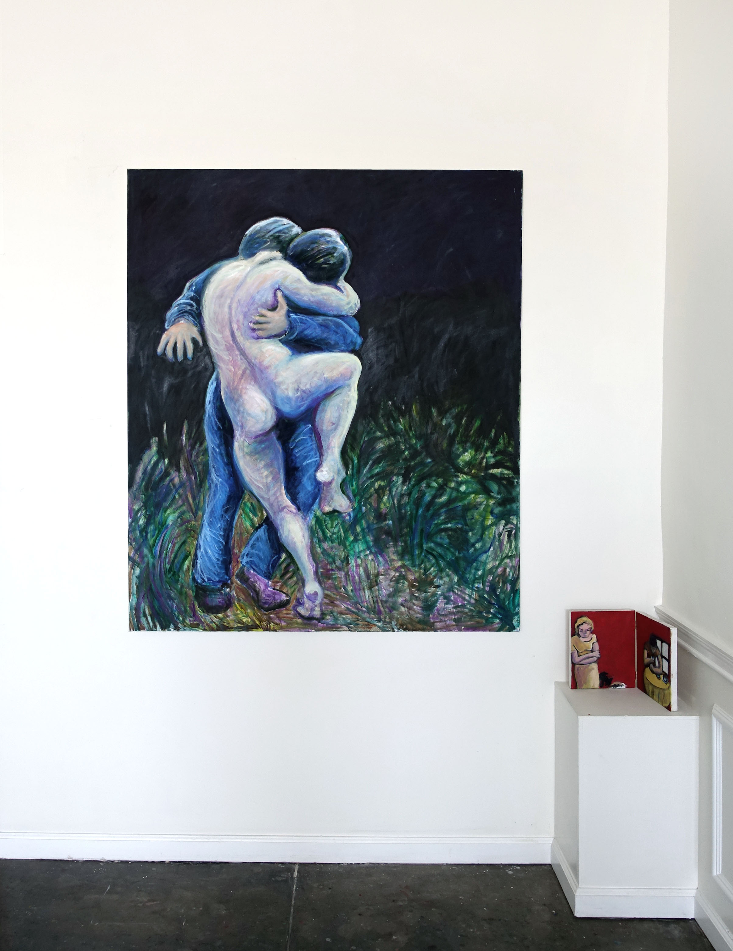 ATTACK 59.5 x 48in Oil on canvas