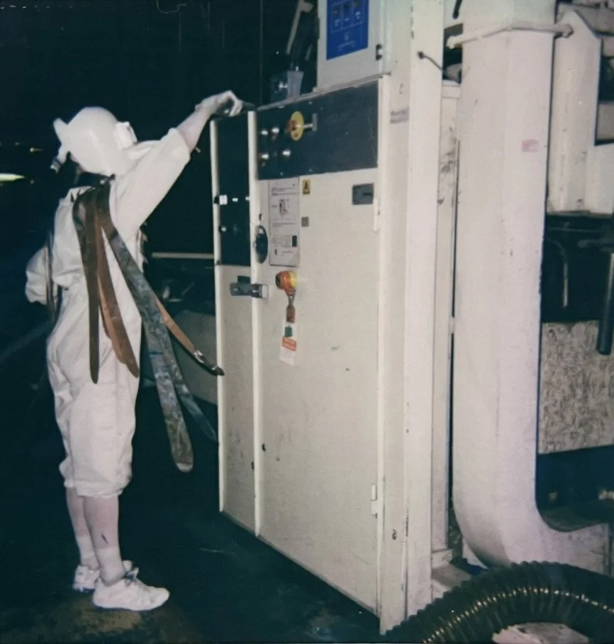 A pigeon performer, ghost in the machine, hidden door