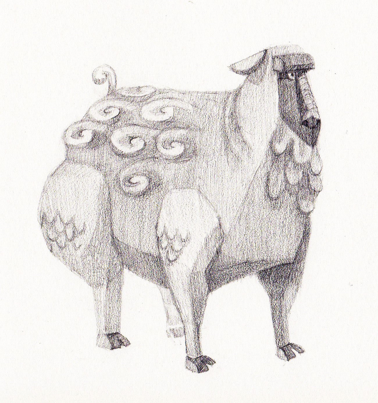 Sheep, Priscilla Tey, Illustration Art