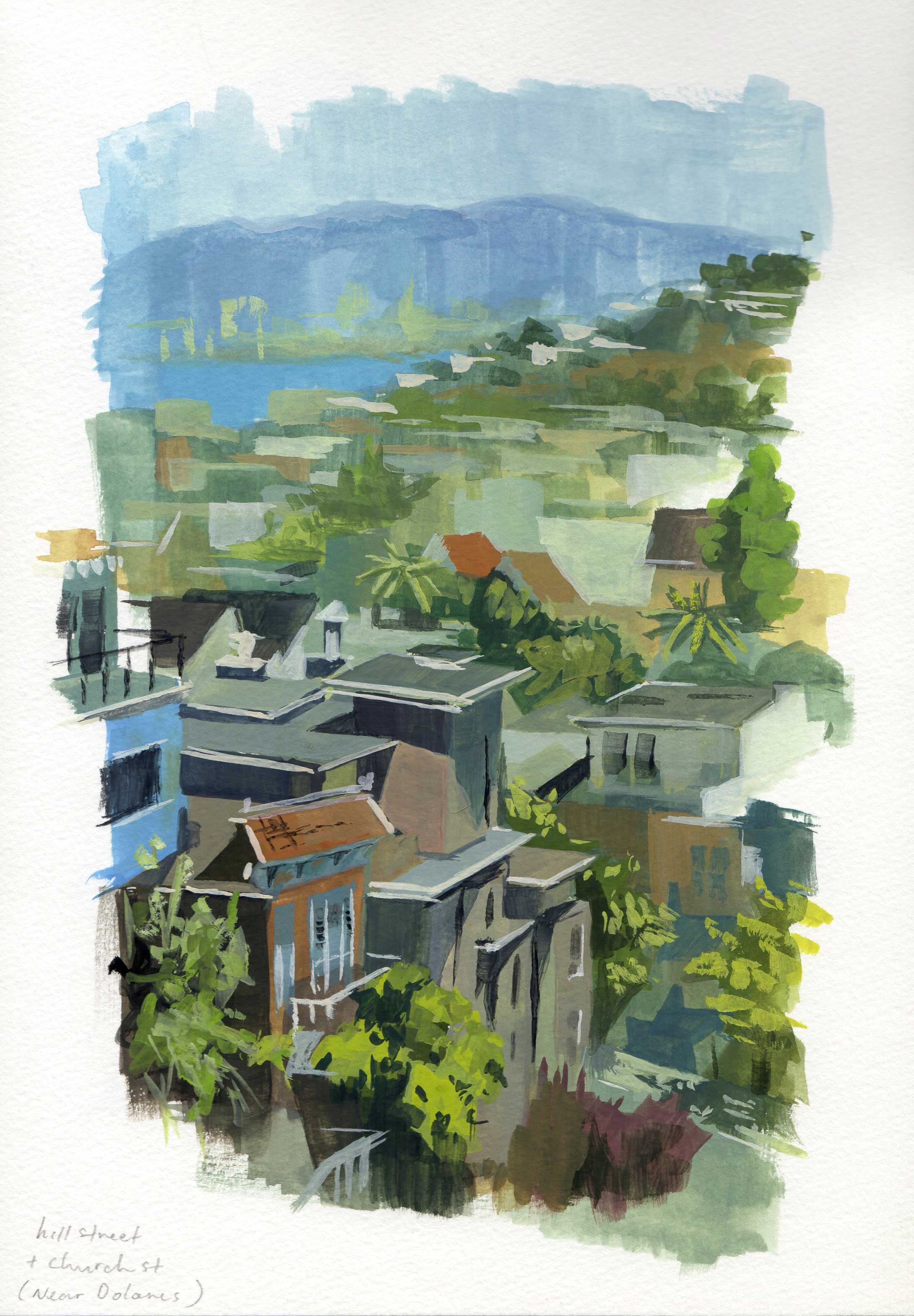 San Francisco, Priscilla Tey, Illustration Art