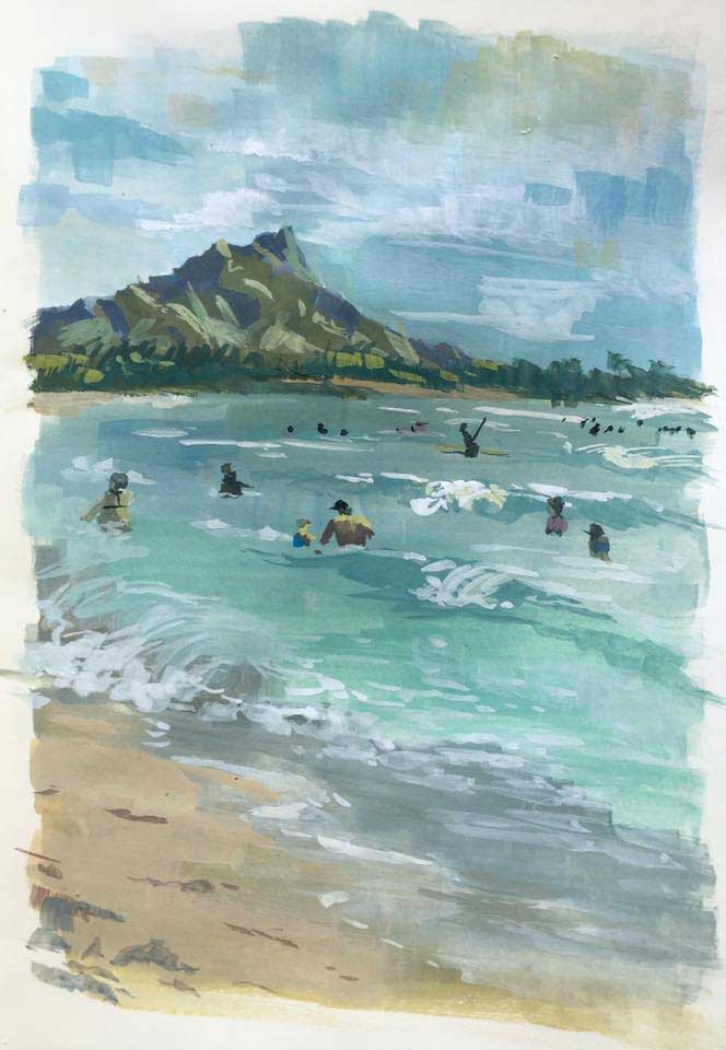 Hawaii, Priscilla Tey, Illustration Art