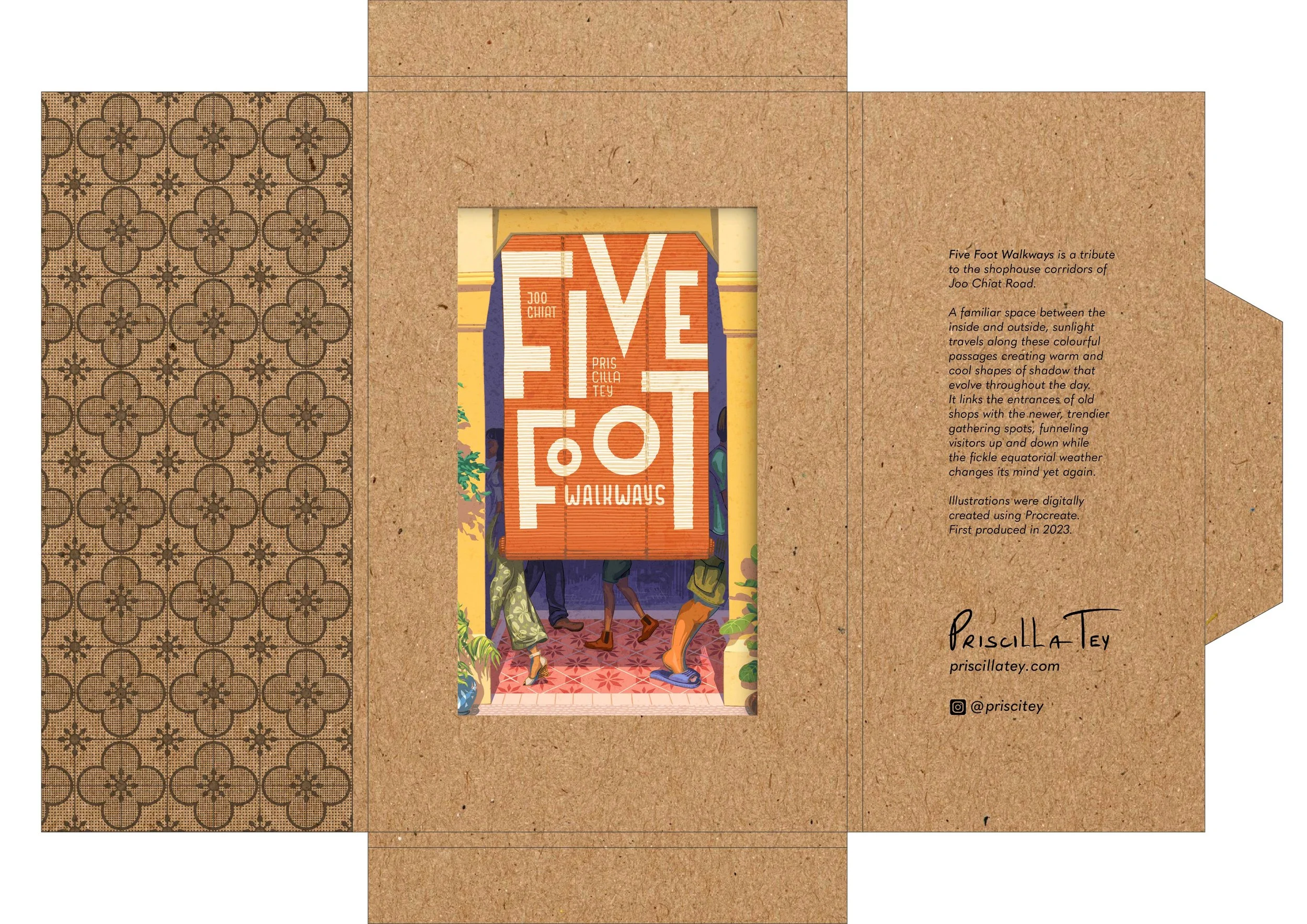 Five Foot Walkways Packet Template Priscilla Tey