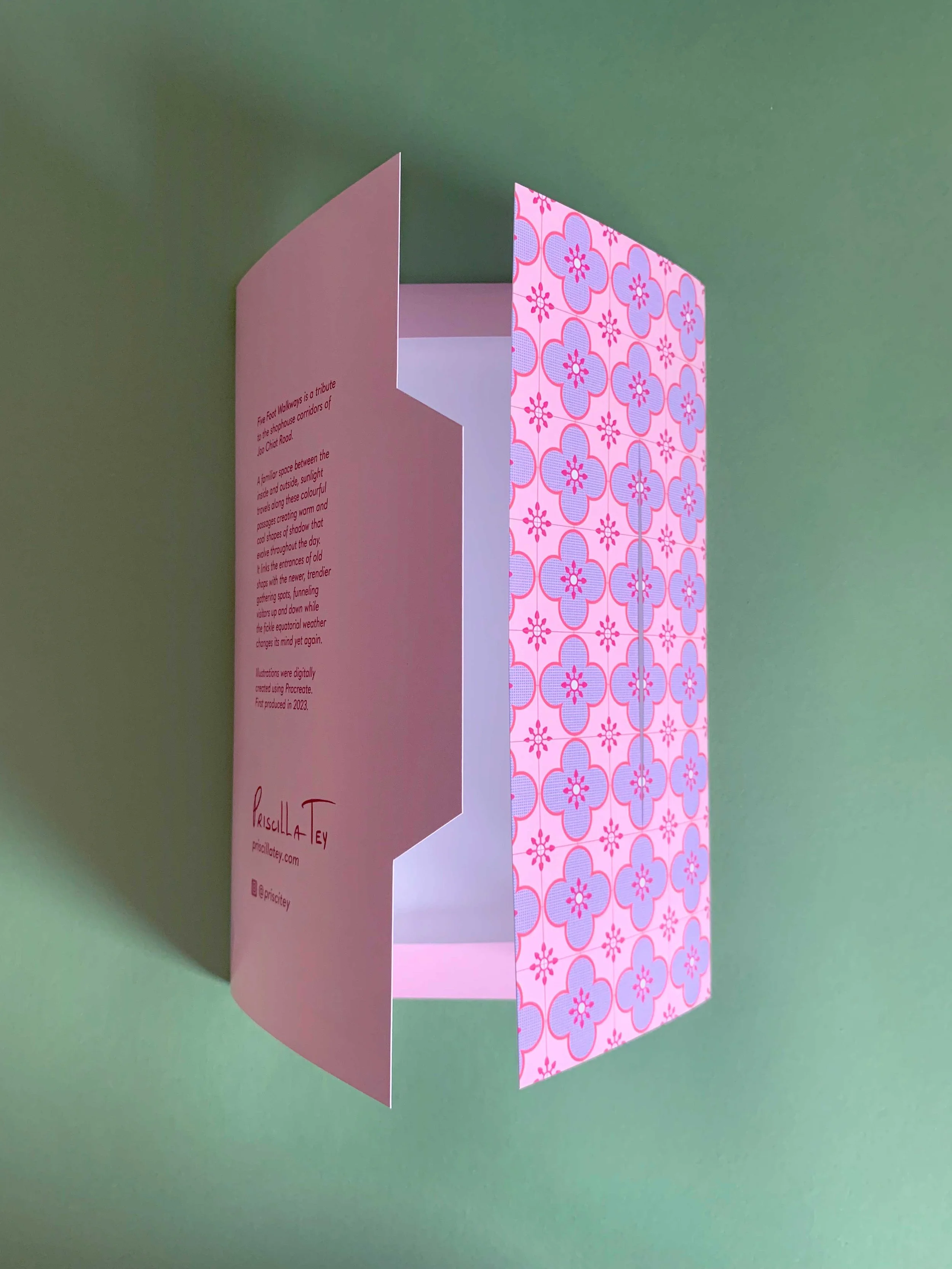 Five Foot Walkways Packaging Back Priscilla Tey