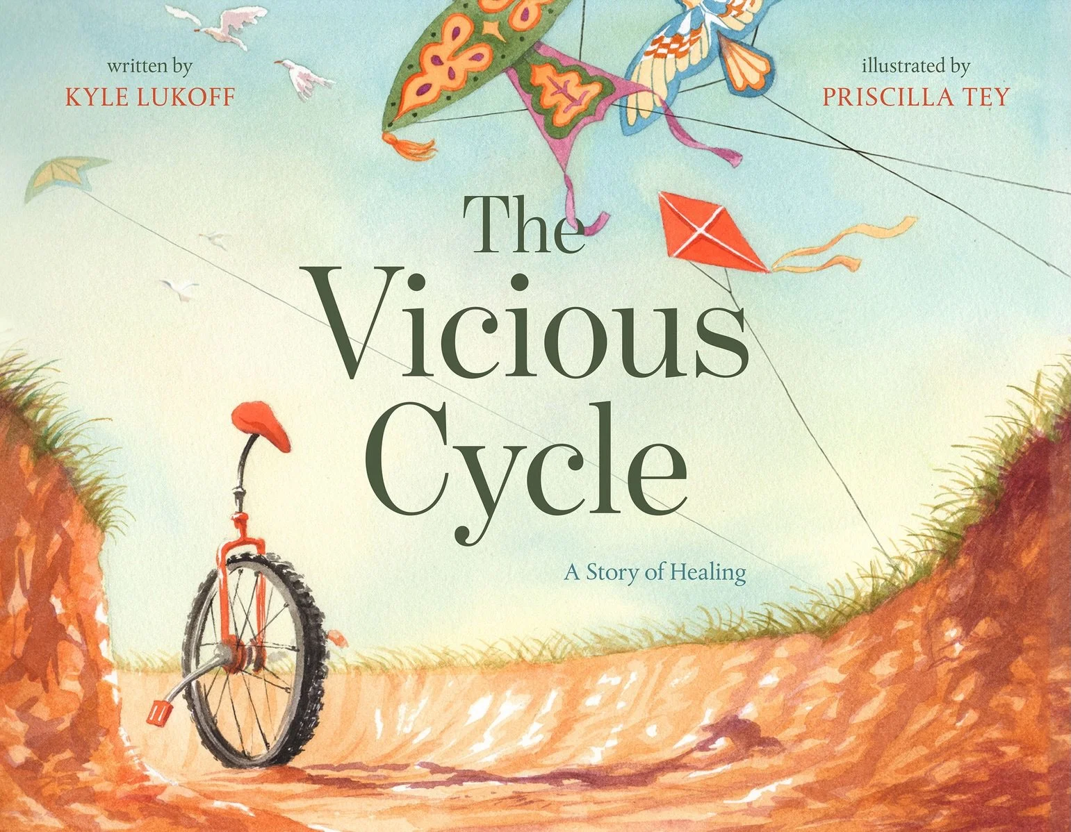 COVER REVEAL TIME! - Finally sharing one of things that&rsquo;s been keeping me busy 🥸 The Vicious Cycle ✨, written by the wonderful @kylelukoffwrites and published by @macmillanusa is an allegorical tale about the ruts we dig ourselves into and how