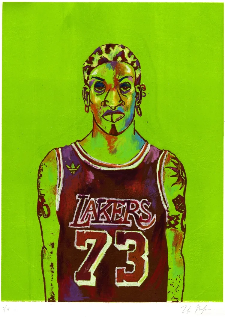 “Rodman” woodblock