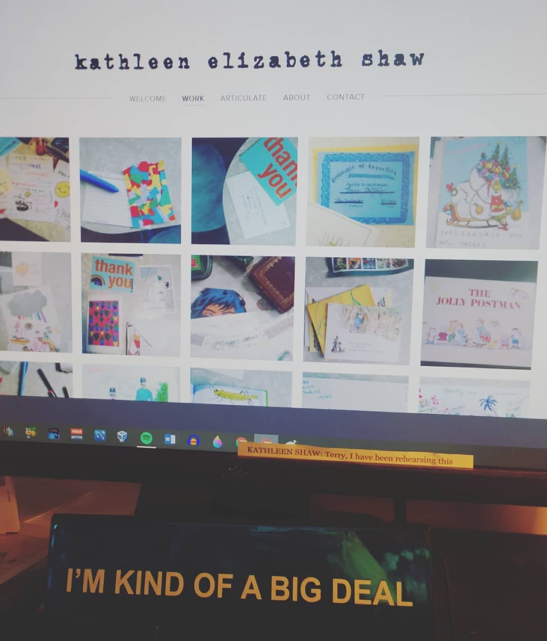 All my #365DaysOfLetters pictures are posted together on my website: kathleenelizabethshaw.com so go check it out!

#365DaysOfLetters #SaveTheUSPS #I'mKindOfABigDeal #TerryGross #KathleenElizabethShaw