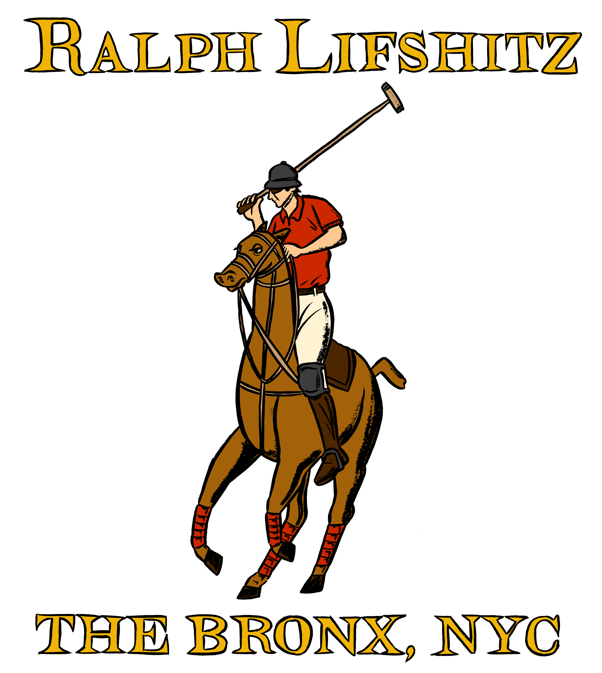 "Ralph Lifshitz" T-shirt design for Old Jewish Men