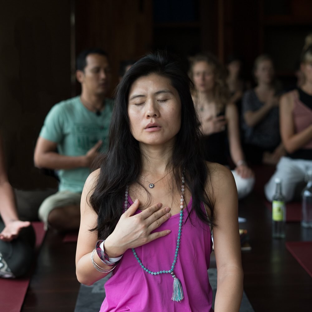 The hridaya is where left merges with right, above with below, front with back, inhale with exhale, outer with inner, female with male, and strength with receptivity; it is where heaven meets earth, the source becomes seen, and spirit takes form. It 