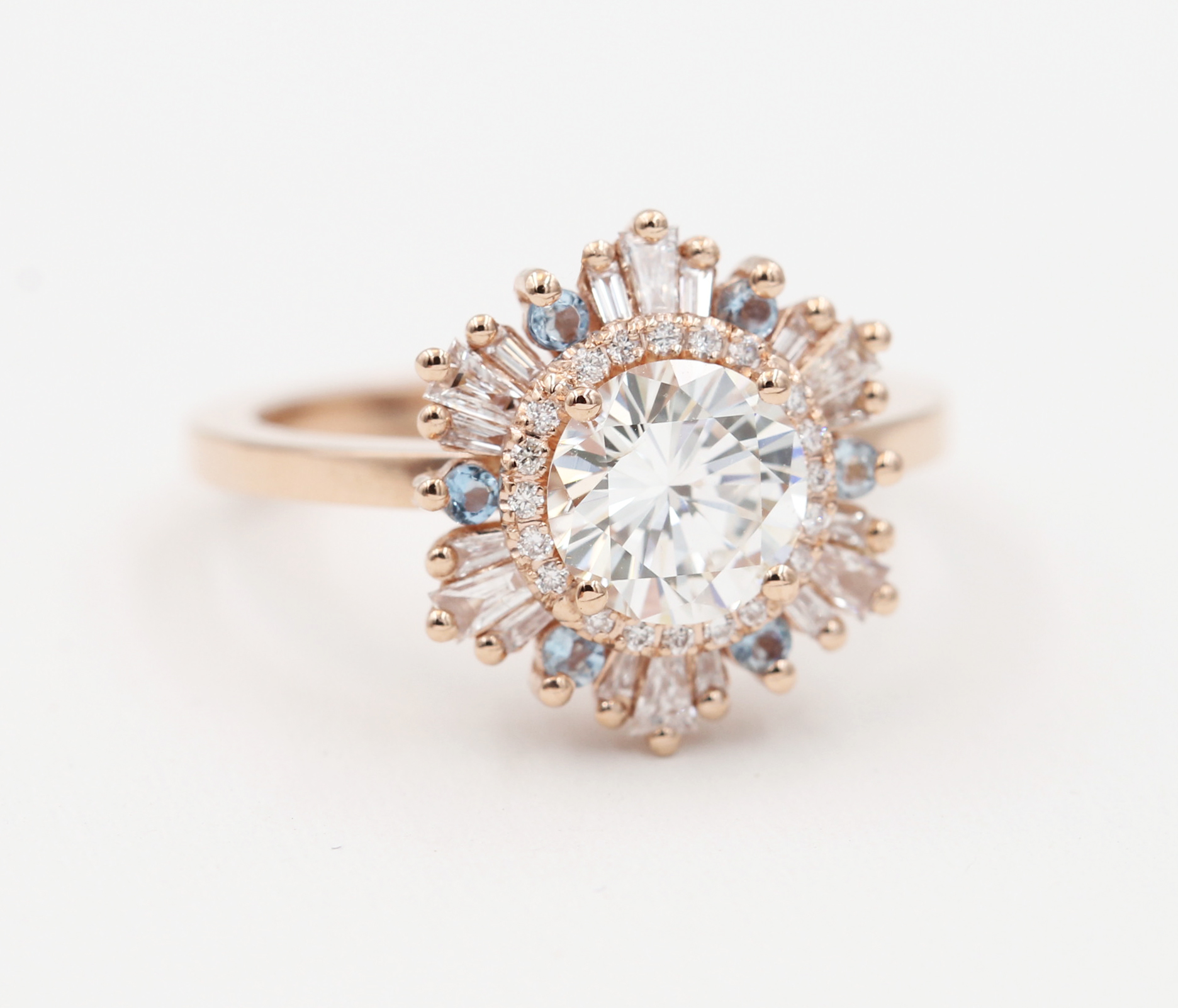 Hexagon Gatsby 1 carat — Heidi Gibson