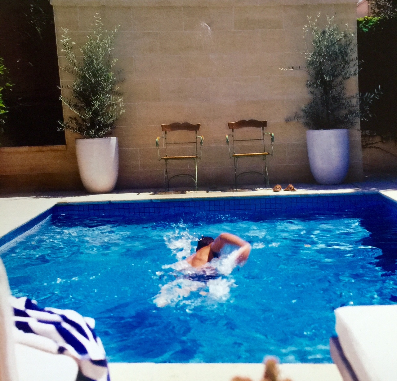 Swimming Pool in Melbourne Garden as seen in House and Garden