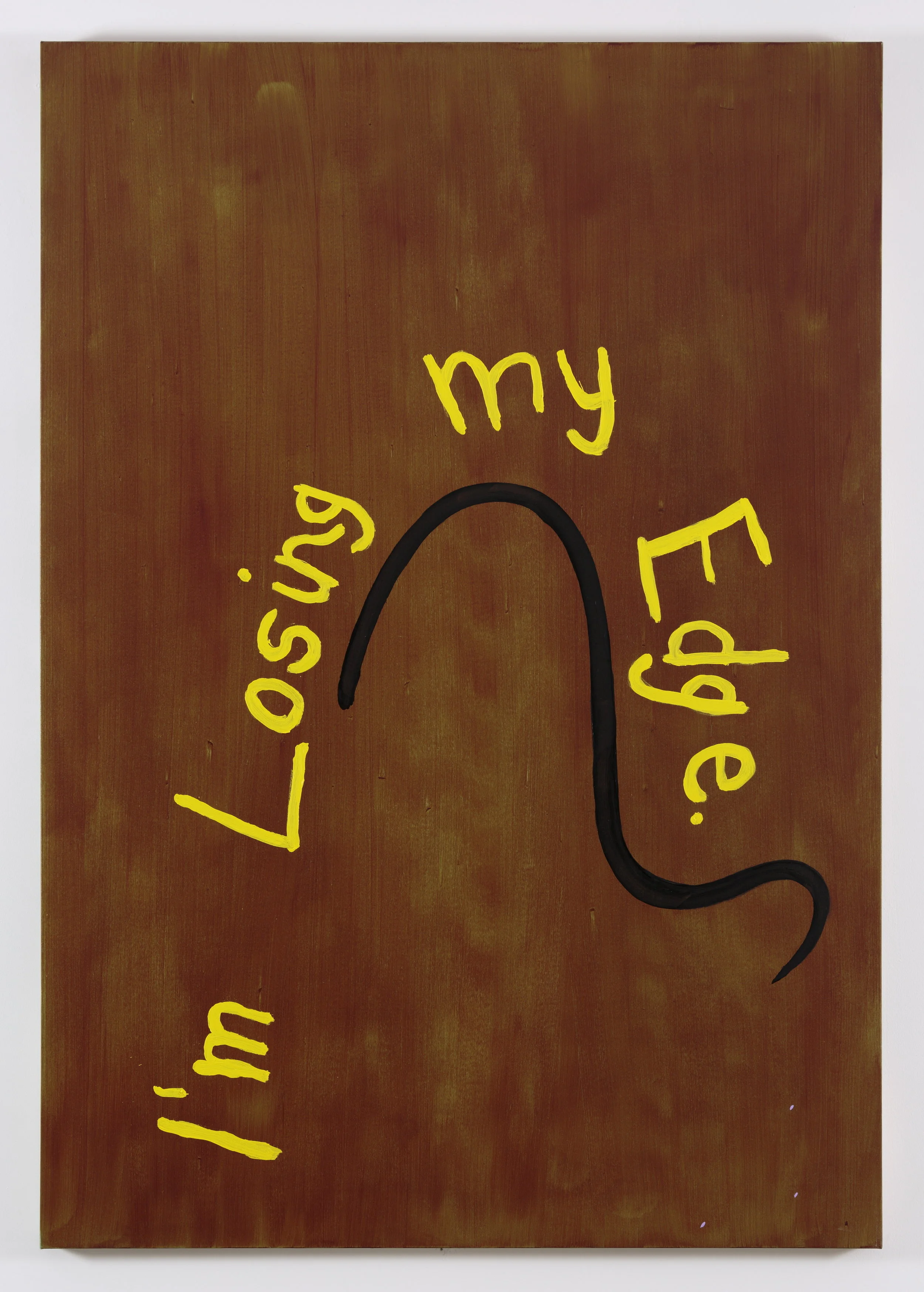 I’m Losing My Edge 2017 Oil on canvas 170 x 120 cm Photo by Tim Gresham