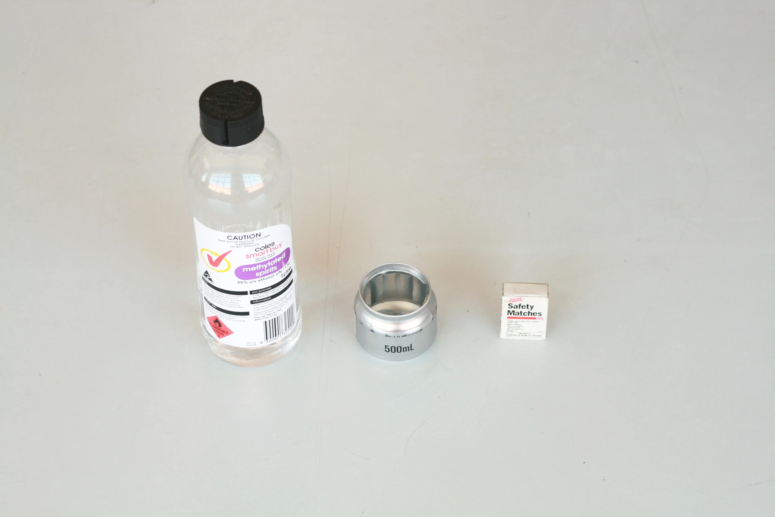 To use as a stove you will need fuel (methylated spirits) and a lighter or matches.