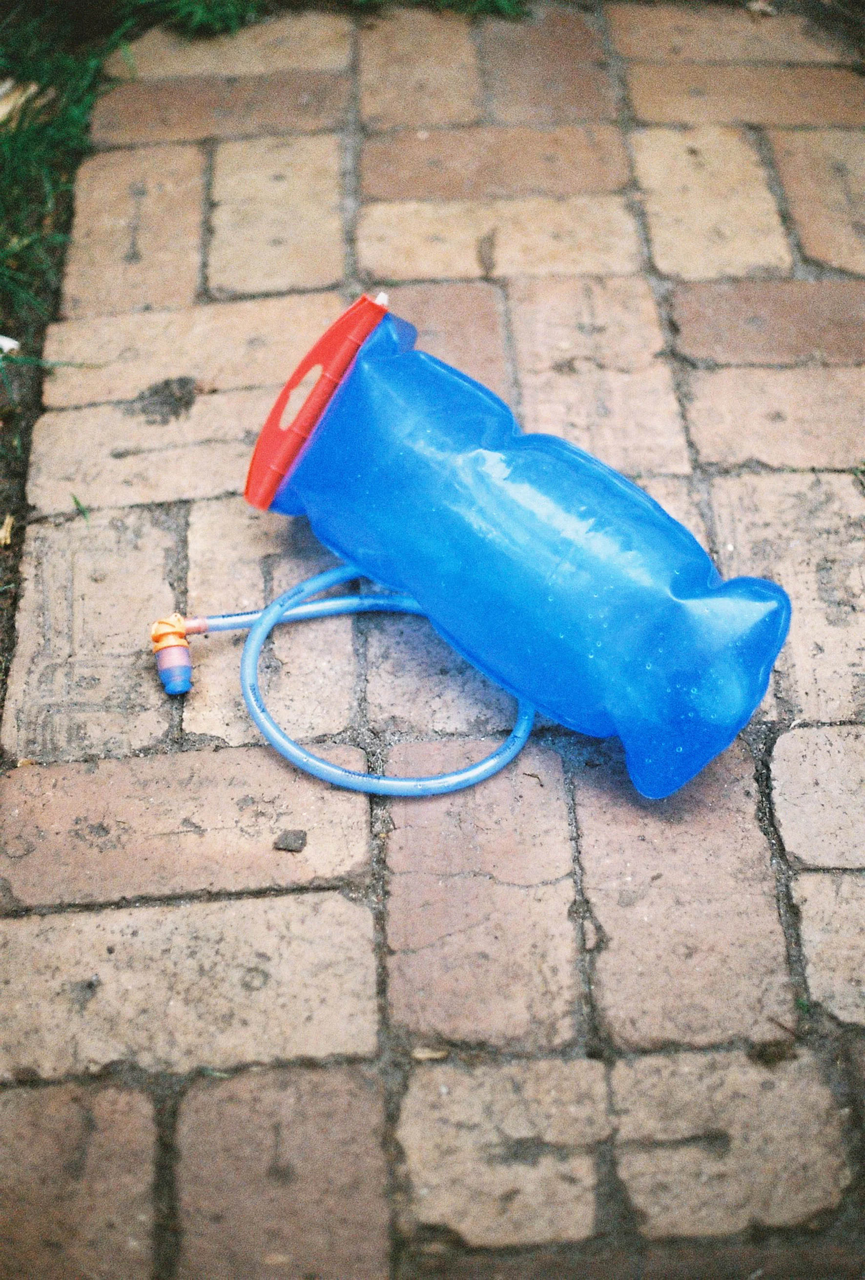 Inflate it with your breath. Done.