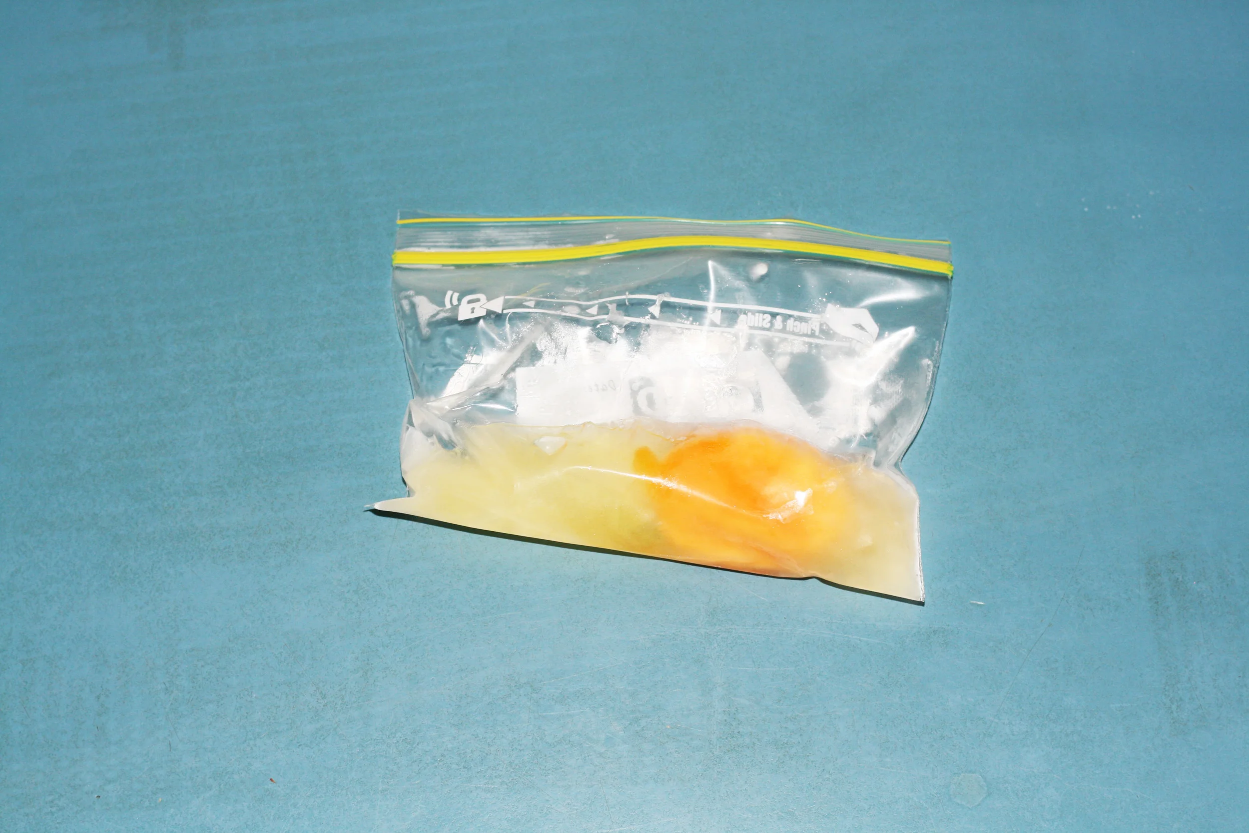 You have a solid yolk.