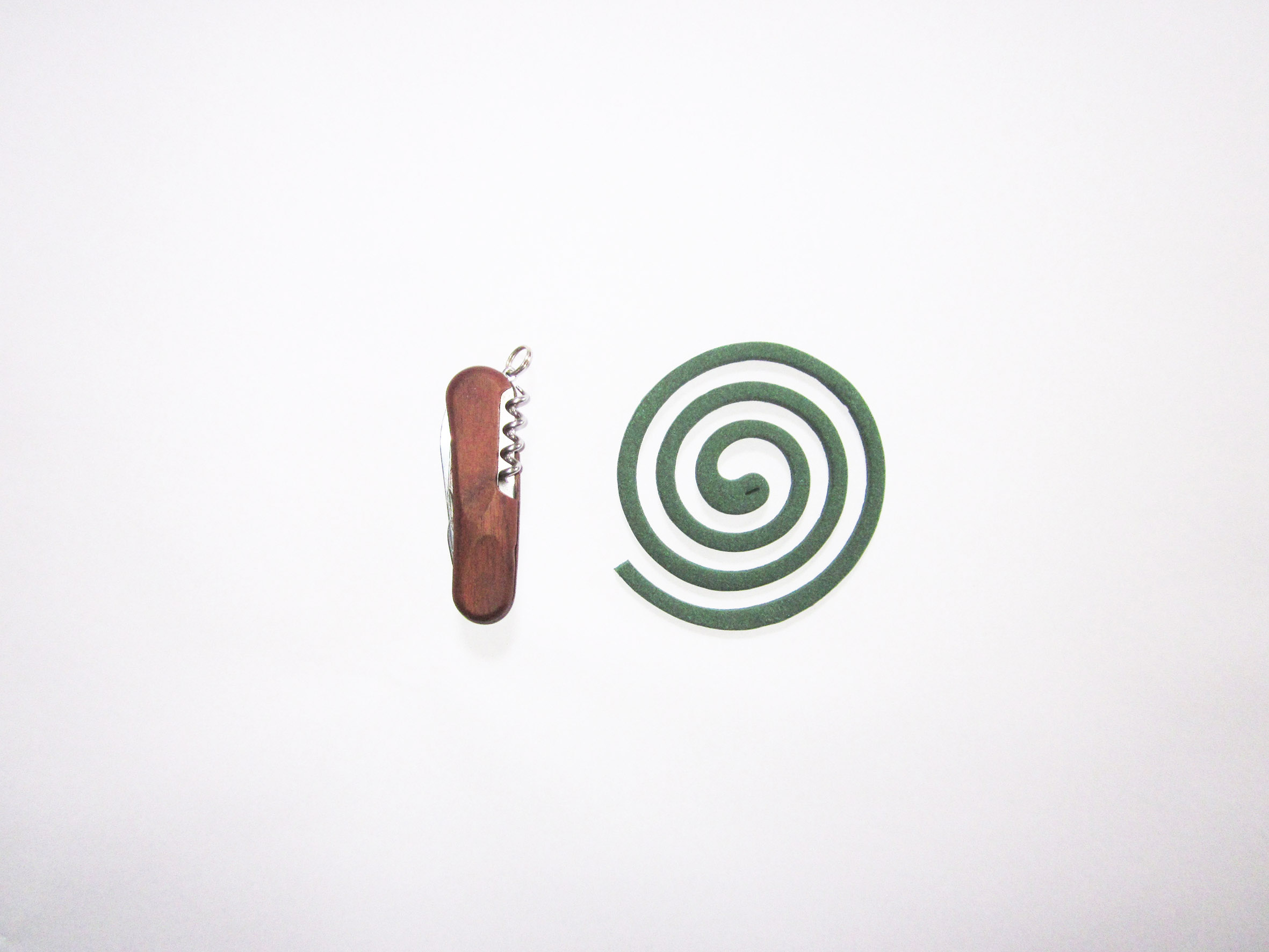 You need a Mosquito coil and a swiss army knife with multiple tools.