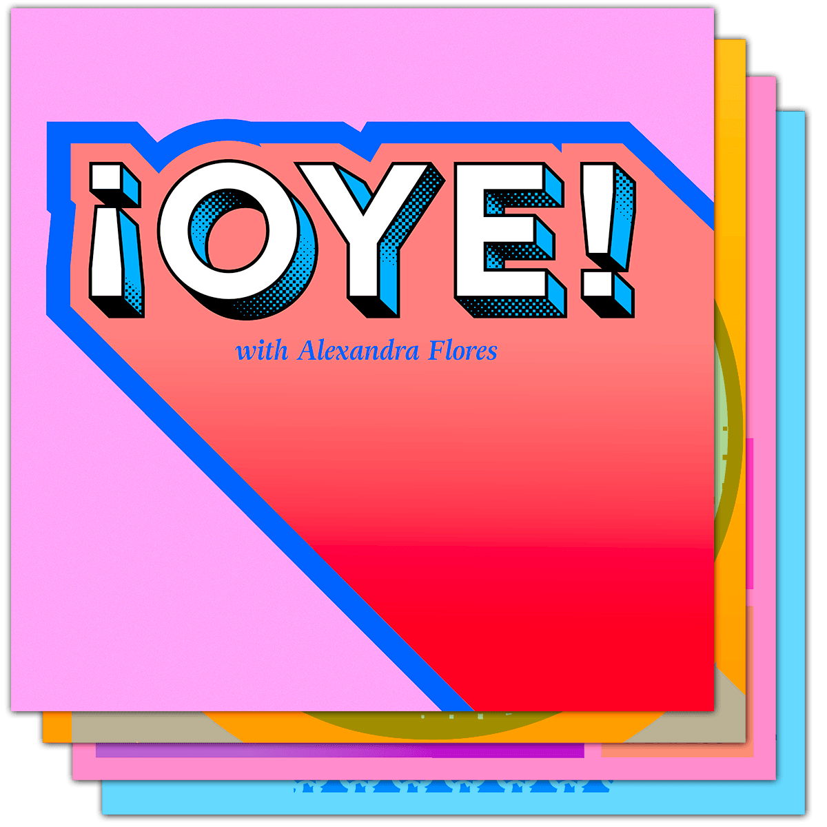 Branding guidelines for ¡OYE! the podcast
