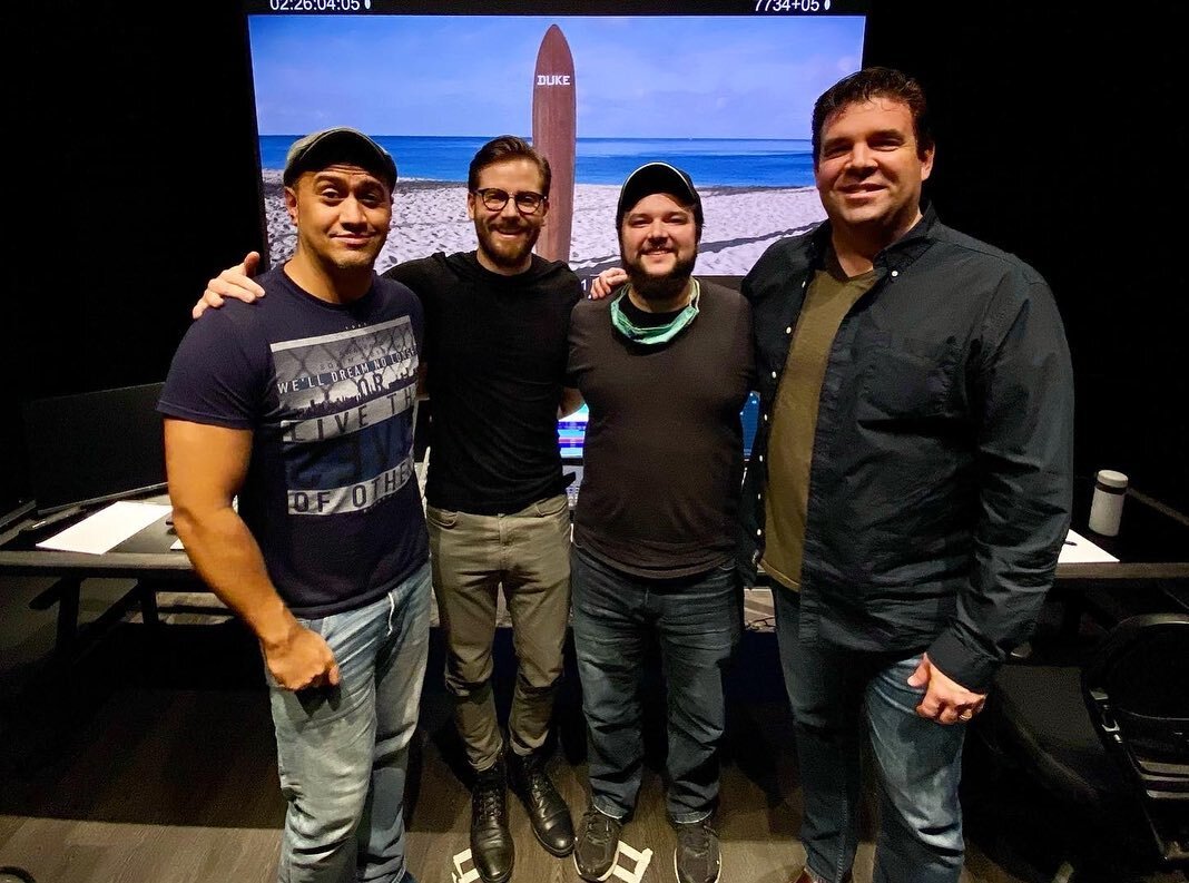 Waterman : California Post BTS - With California theaters starting to carry Waterman this weekend, I had to show and give love to my California crew. And you know, when you want to show the world a real life superhero like Duke, snagging a composer a