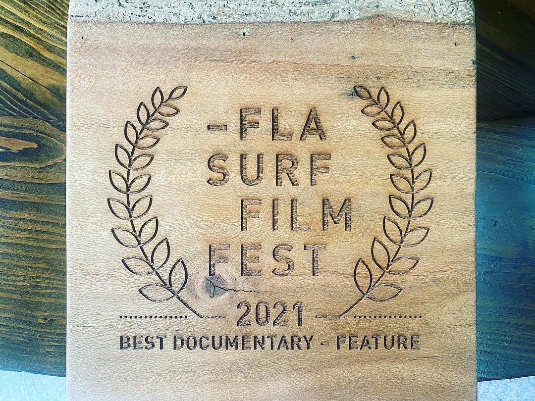 Mad love to the @flsurffilmfest for an awesome showing of Waterman to a packed house. And big love to the GOAT @kellyslater for sneaking in to hang and watch. What an amazing night, and humbling feeling to be honored with the Best Doc award. I watche