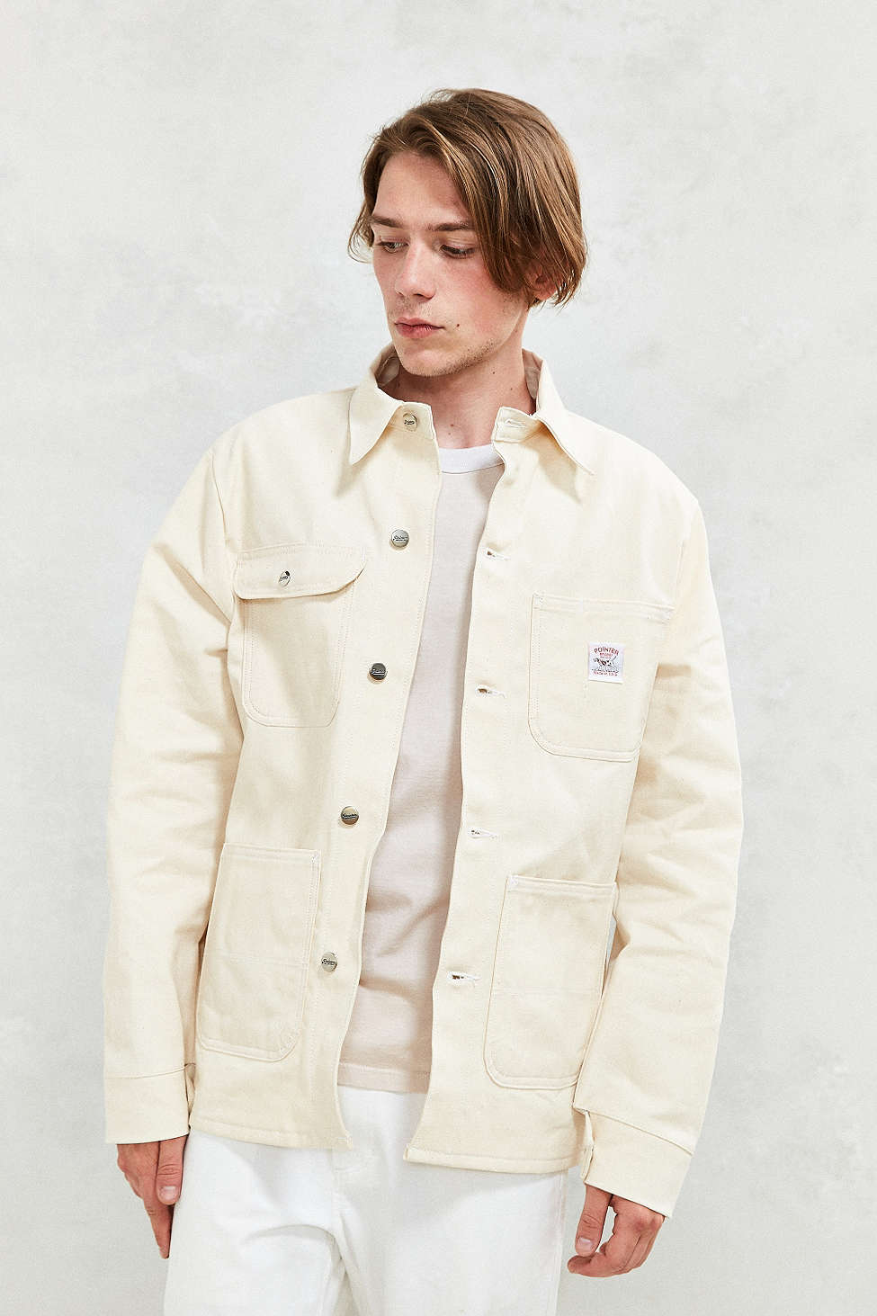 beige textured backdrop for UO Men's