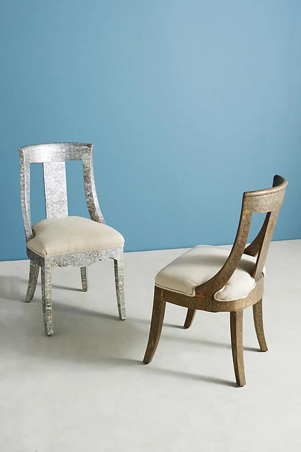 Interchangeable canvas set walls and cement floor for Anthropologie Home