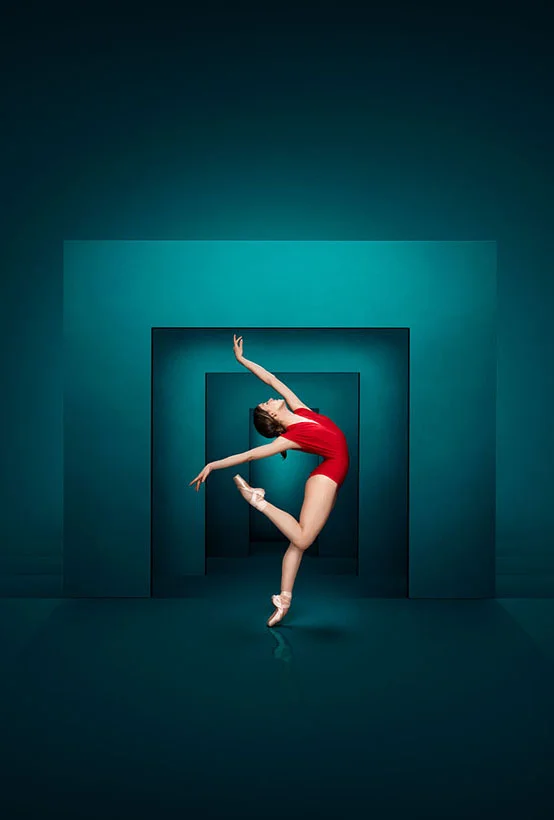 Set build for photographer Chris Crisman for PA Ballet