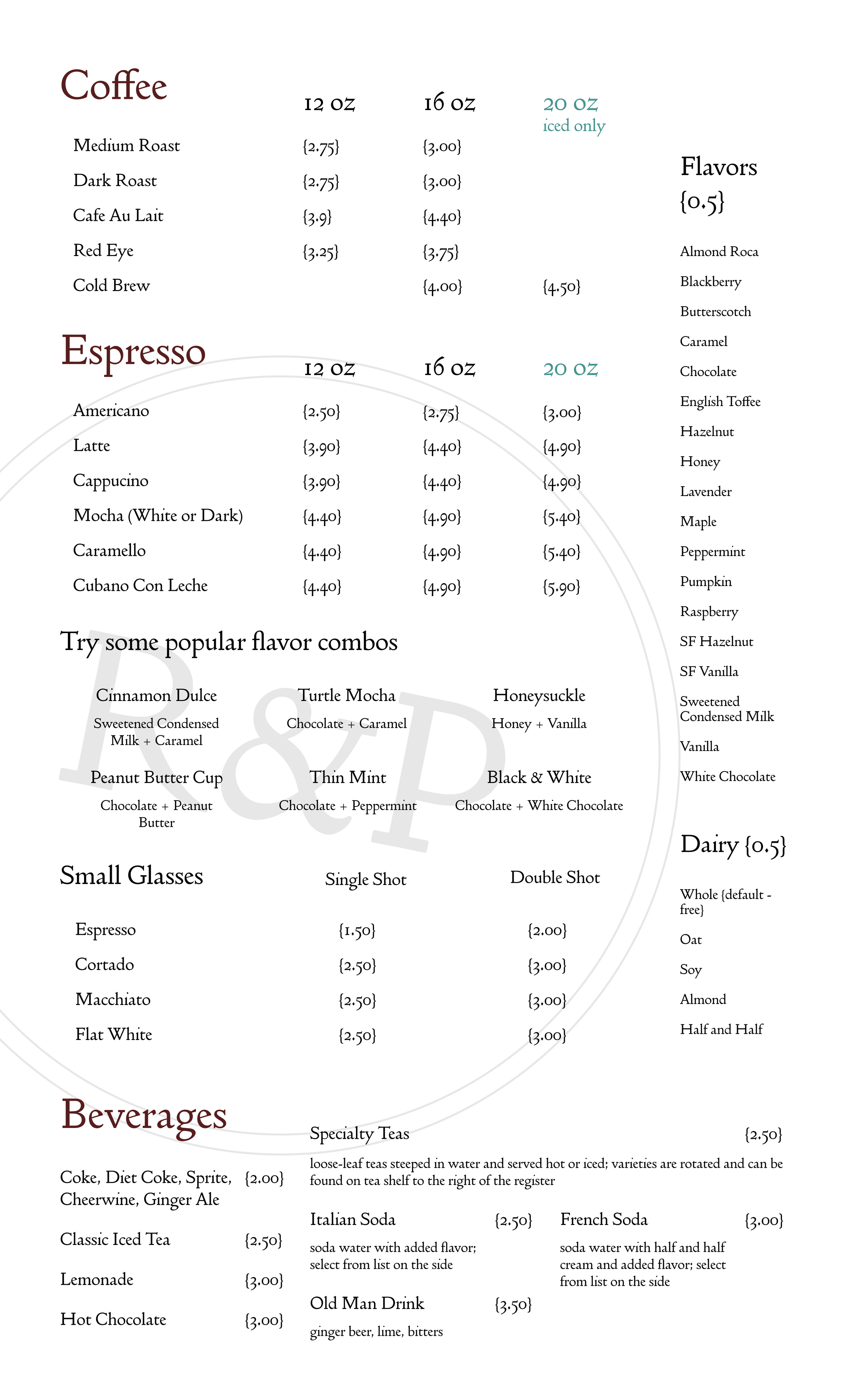 Food & Drink — The Rook & Pawn