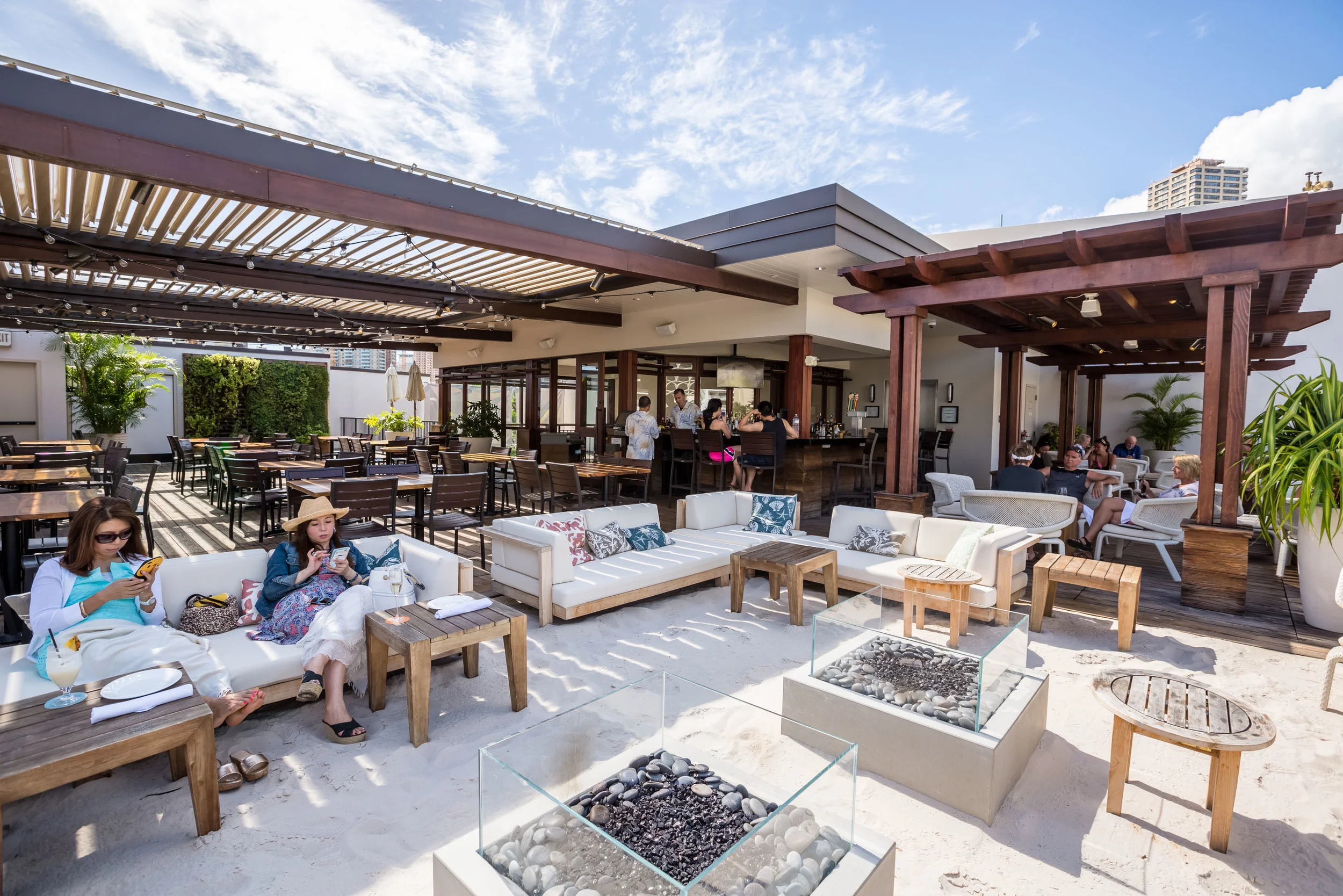 White Sand Terrace Facing Bar