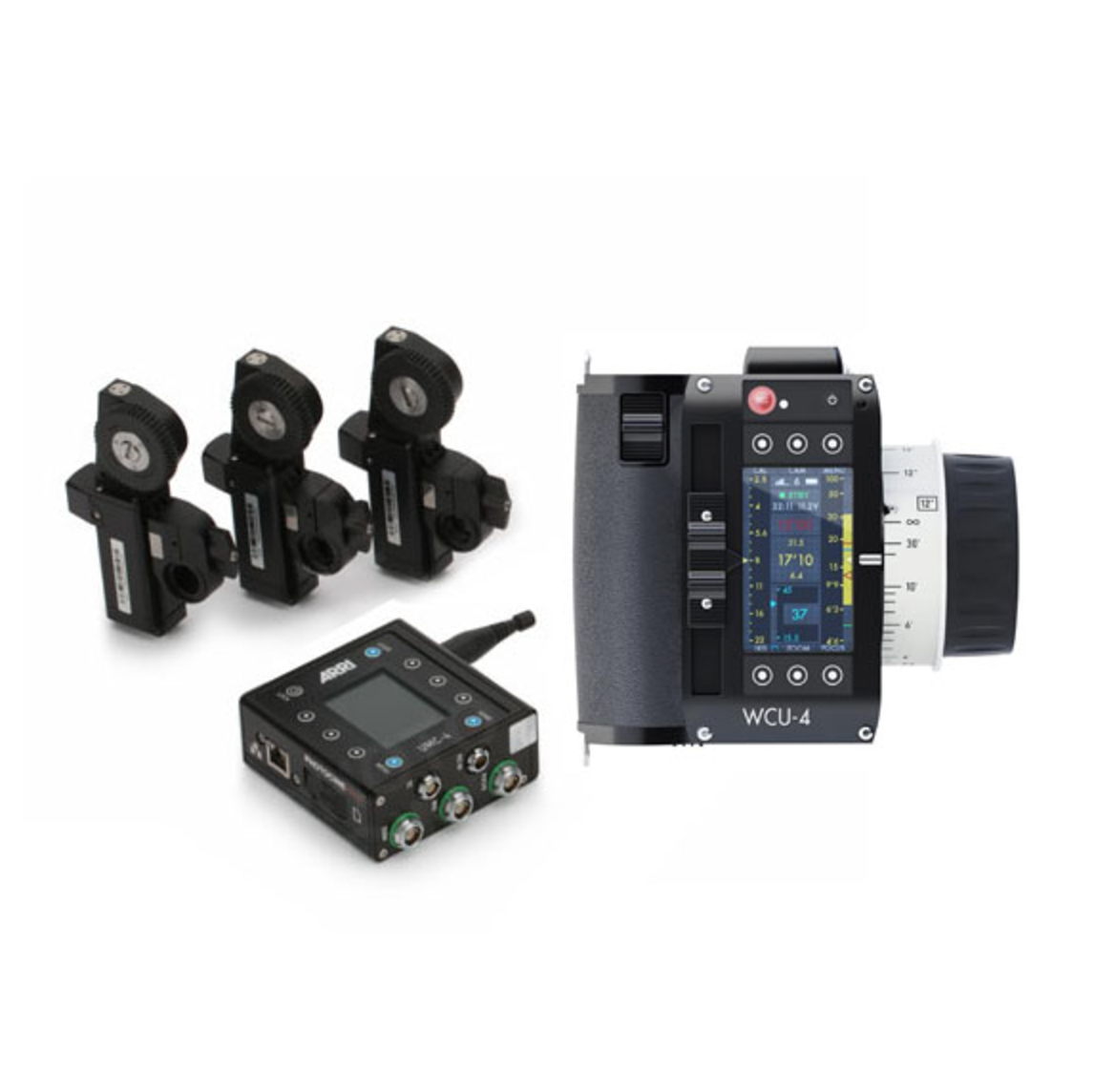 + ARRI WCU-4 WIRELESS CONTROLLER & FOCUS / IRIS / ZOOM MOTORS