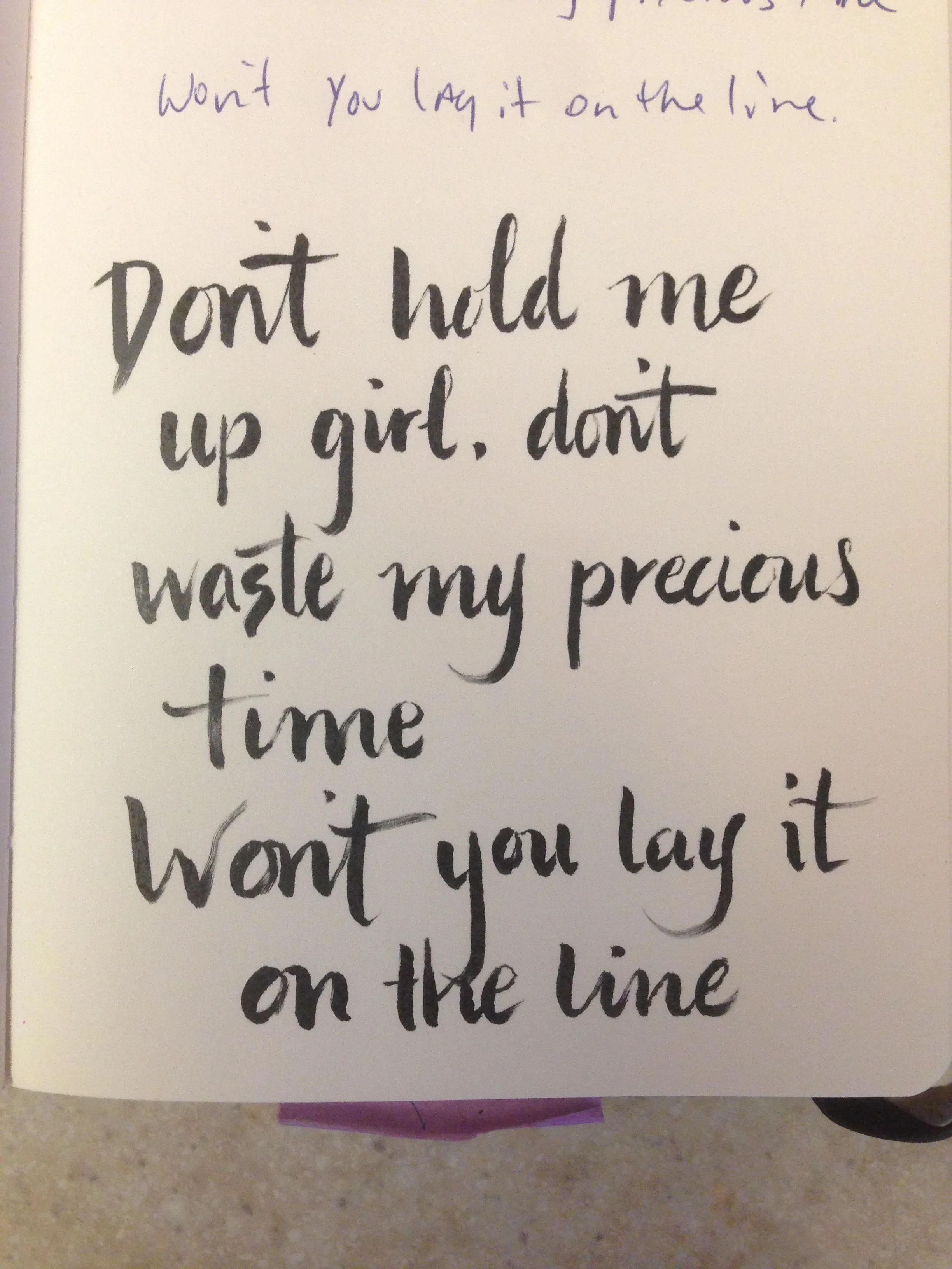  Tombow dual tipped brush pen. I'm not quite getting the hang of it yet. Yup keep practicing, girl. 