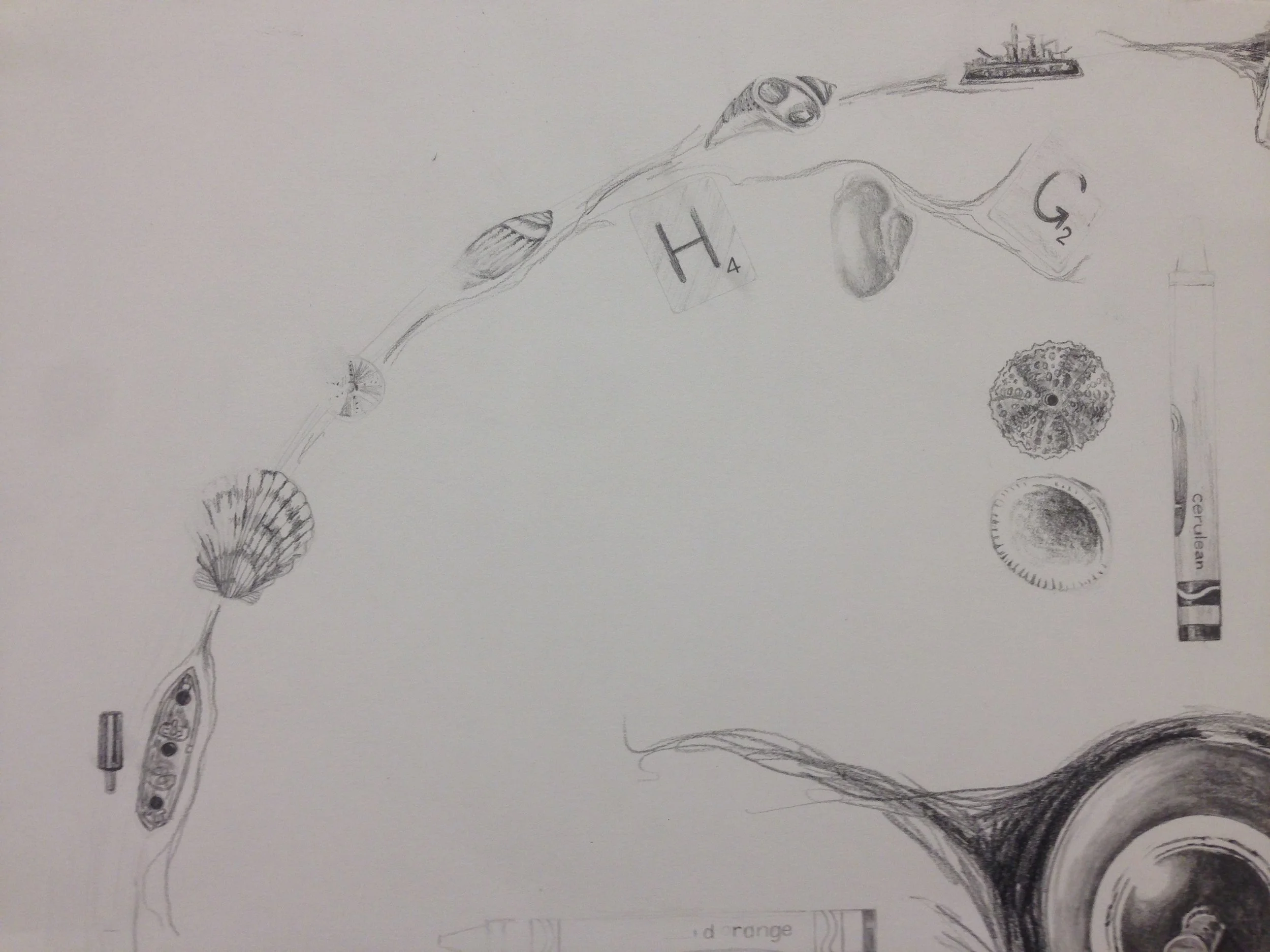  Detail of The Trappings of Boyhood&nbsp;  Element: Water 