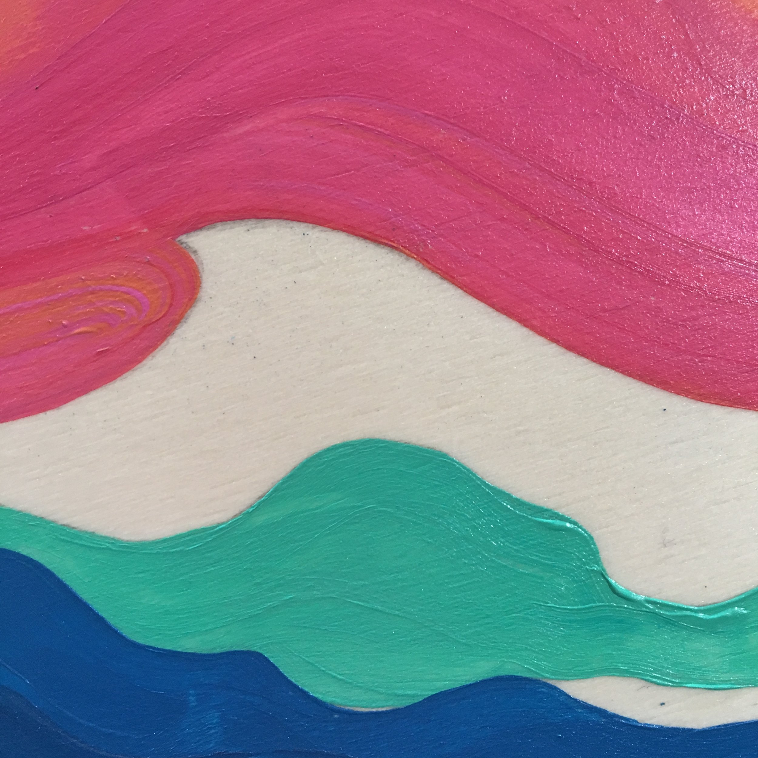 heidi horchler — Anatomy of a painting: Flamingo Lounge