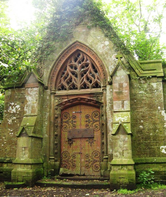  a crypt in Scotland. Those Door hinges! And the arch above the door! Such inspiration. 