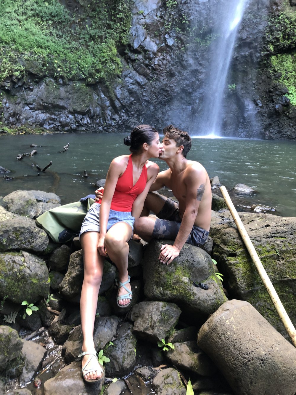Kauai honeymoon things to do waterfall hike