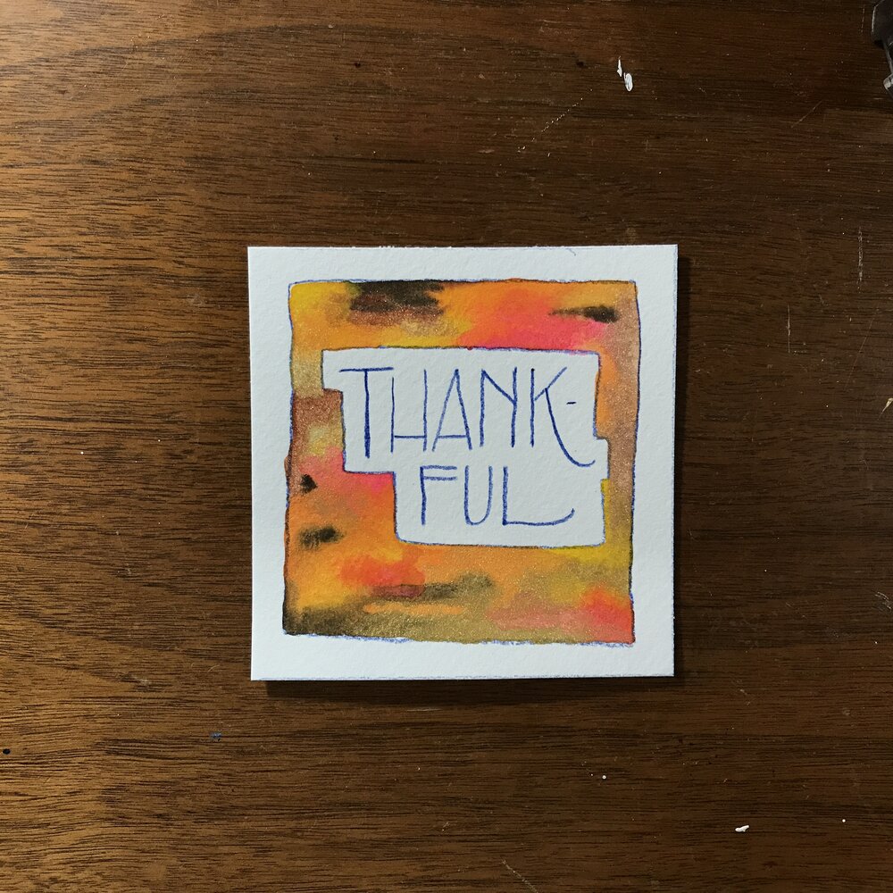 Thanksgiving homemade card